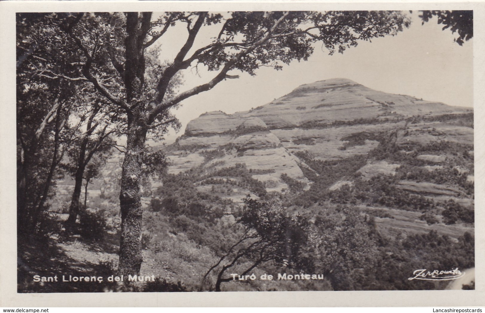 Postcard Sant Llorenc Del Munt Turo De Montcau My Ref  B12423 - Other & Unclassified