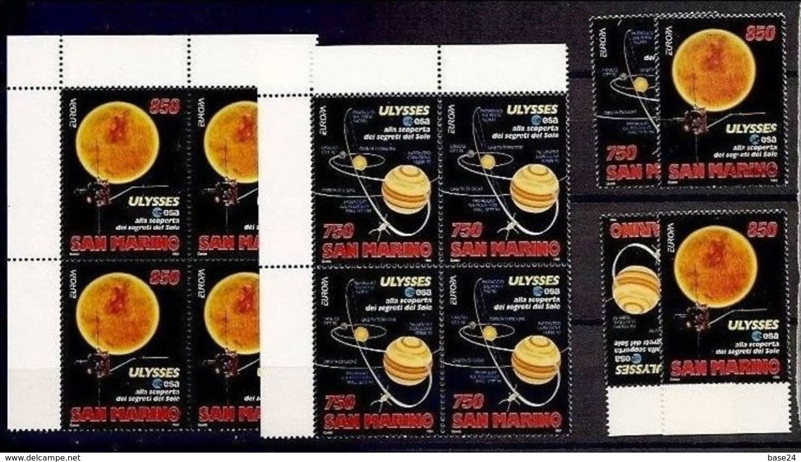 1994 San Marino Saint Marin EUROPA CEPT EUROPE 6 Serie Di 2v.: 5 MNH**+1 Usata Con Gomma - 1994