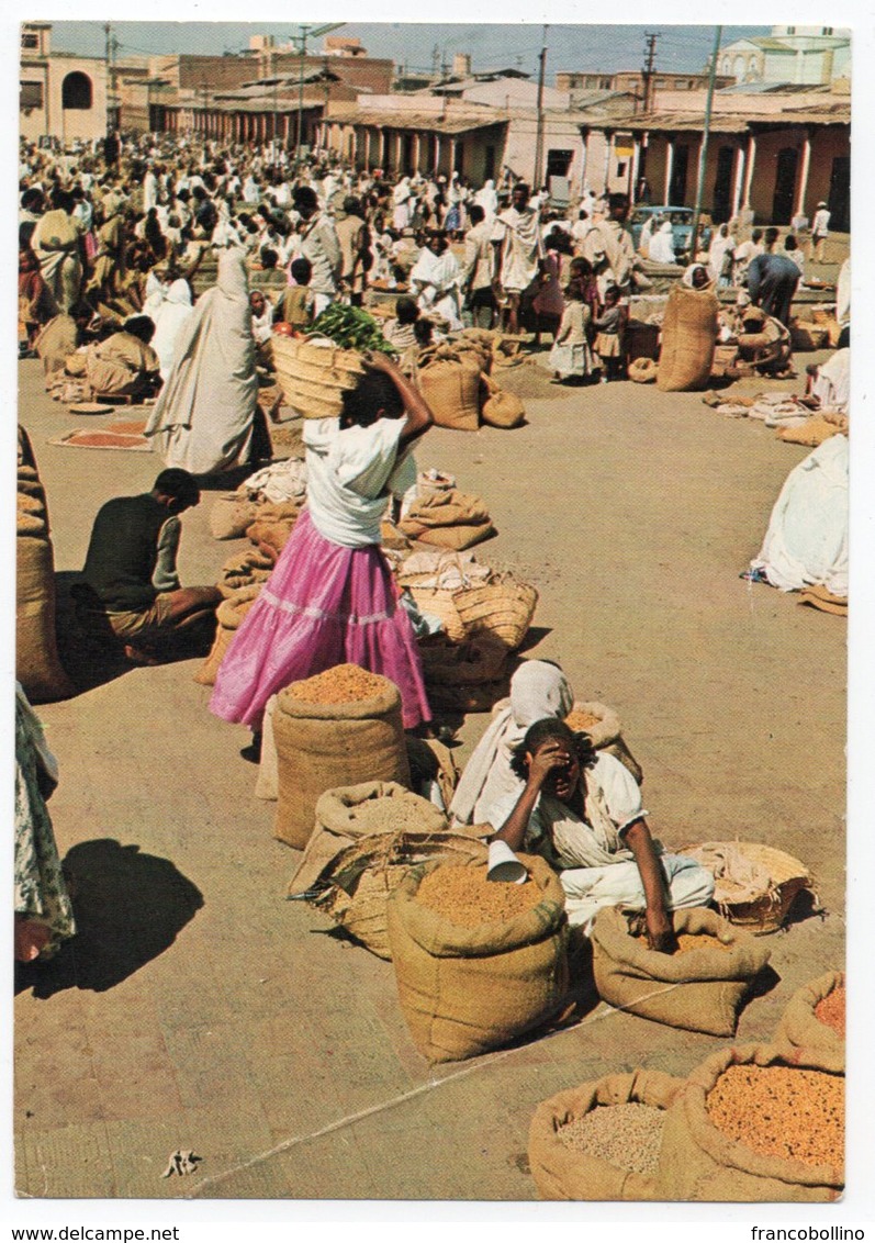 DEAR DOCTOR TYPE PUBL. RABRO STOMACH TABLETS - ETHIOPIA-ASMARA CORN-MARKET / THEMATIC STAMP-1967 - Etiopia