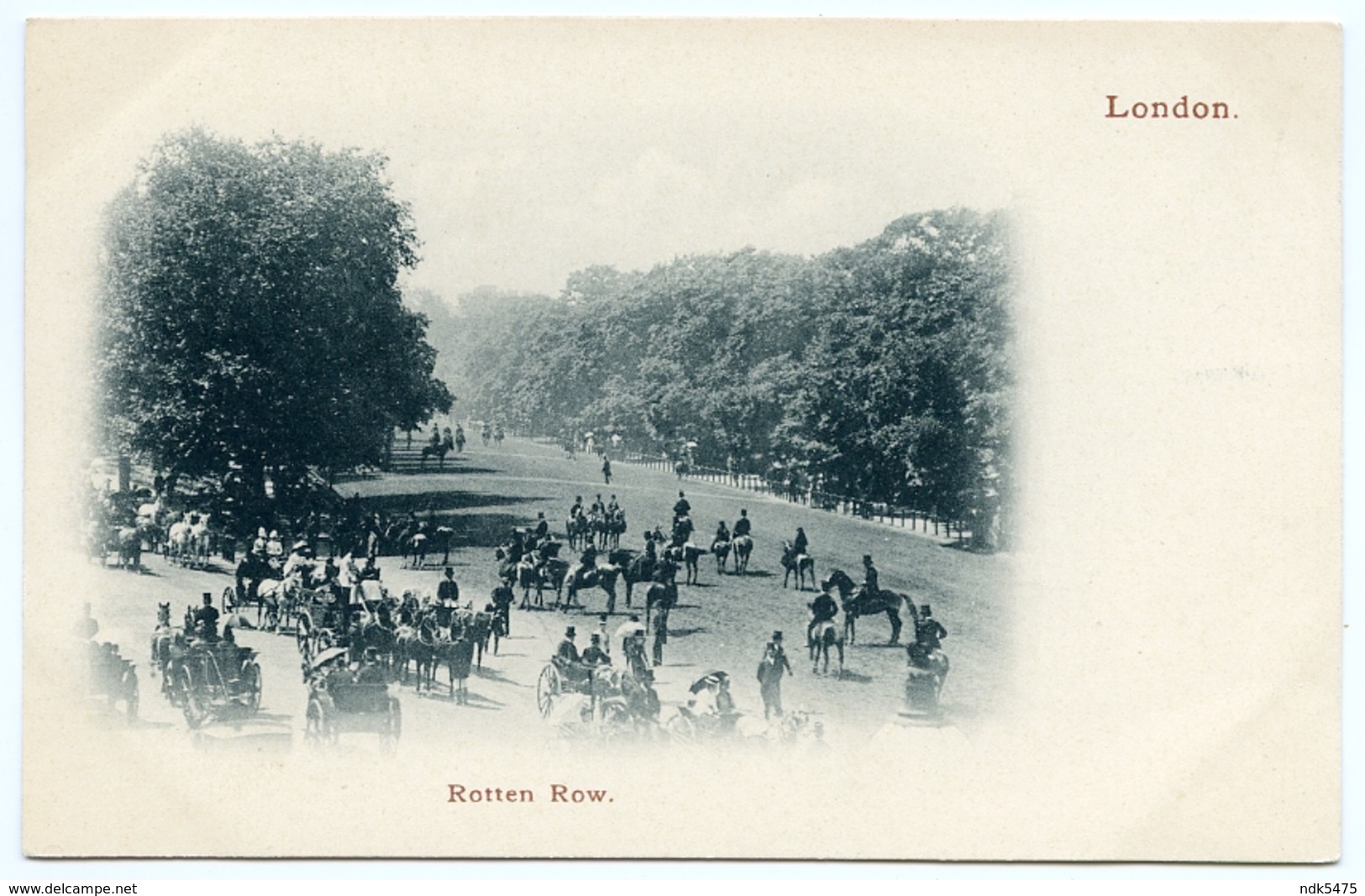 LONDON : HYDE PARK - ROTTEN ROW - London Suburbs