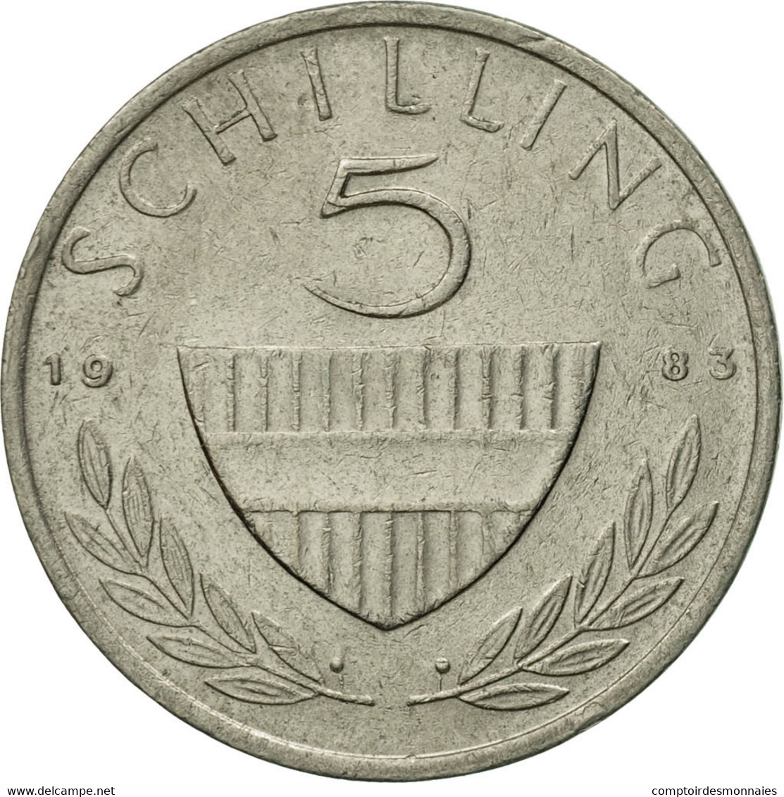 Monnaie, Autriche, 5 Schilling, 1983, TTB, Copper-nickel, KM:2889a - Autriche