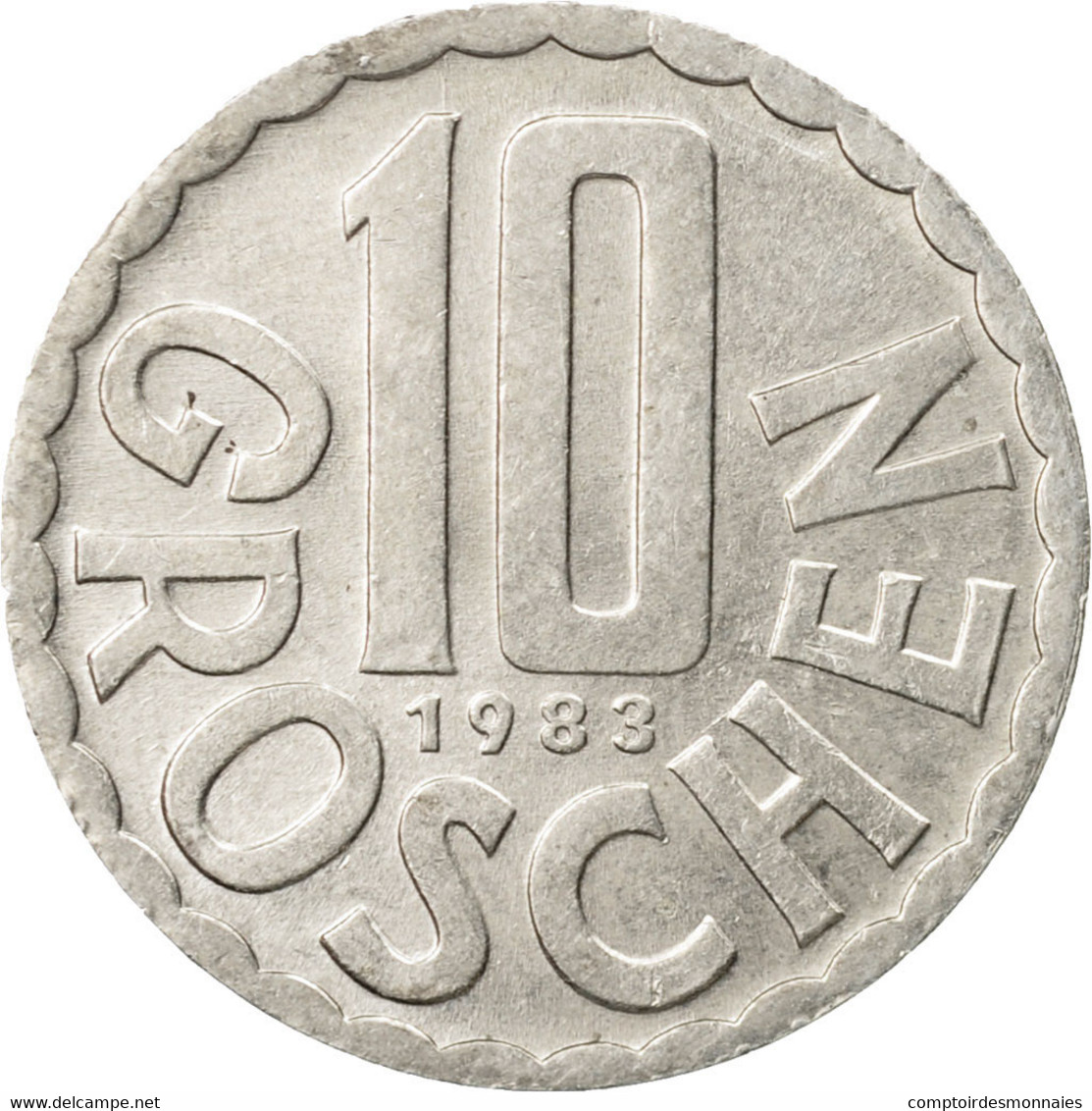 Monnaie, Autriche, 10 Groschen, 1983, Vienna, TTB+, Aluminium, KM:2878 - Autriche