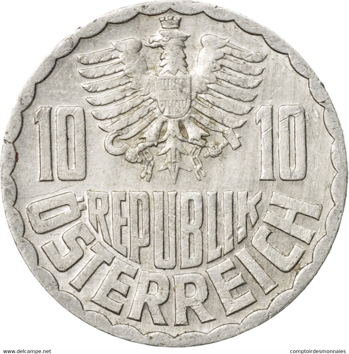 Monnaie, Autriche, 10 Groschen, 1975, Vienna, TTB, Aluminium, KM:2878 - Autriche