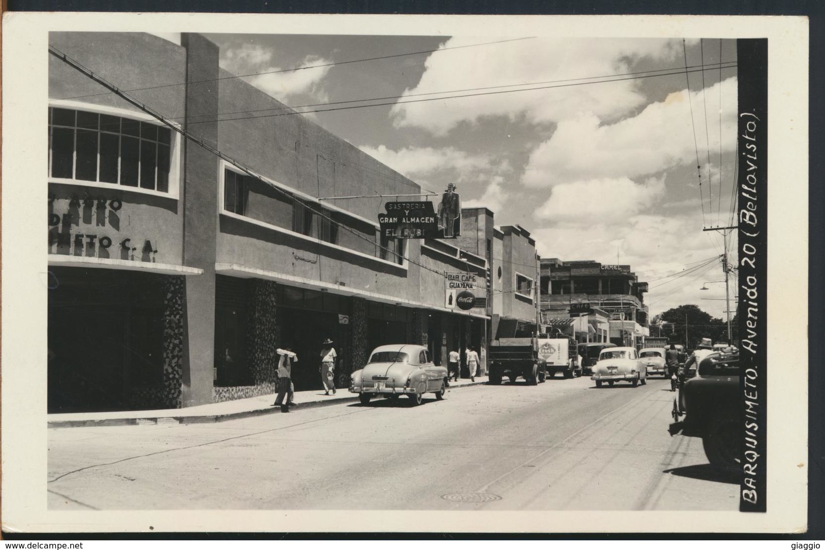 °°° 11482 - VENEZUELA - BARQUISIMETO - AVENIDA 20 (BELLAVISTA) - 1953 With Stamps °°° - Venezuela