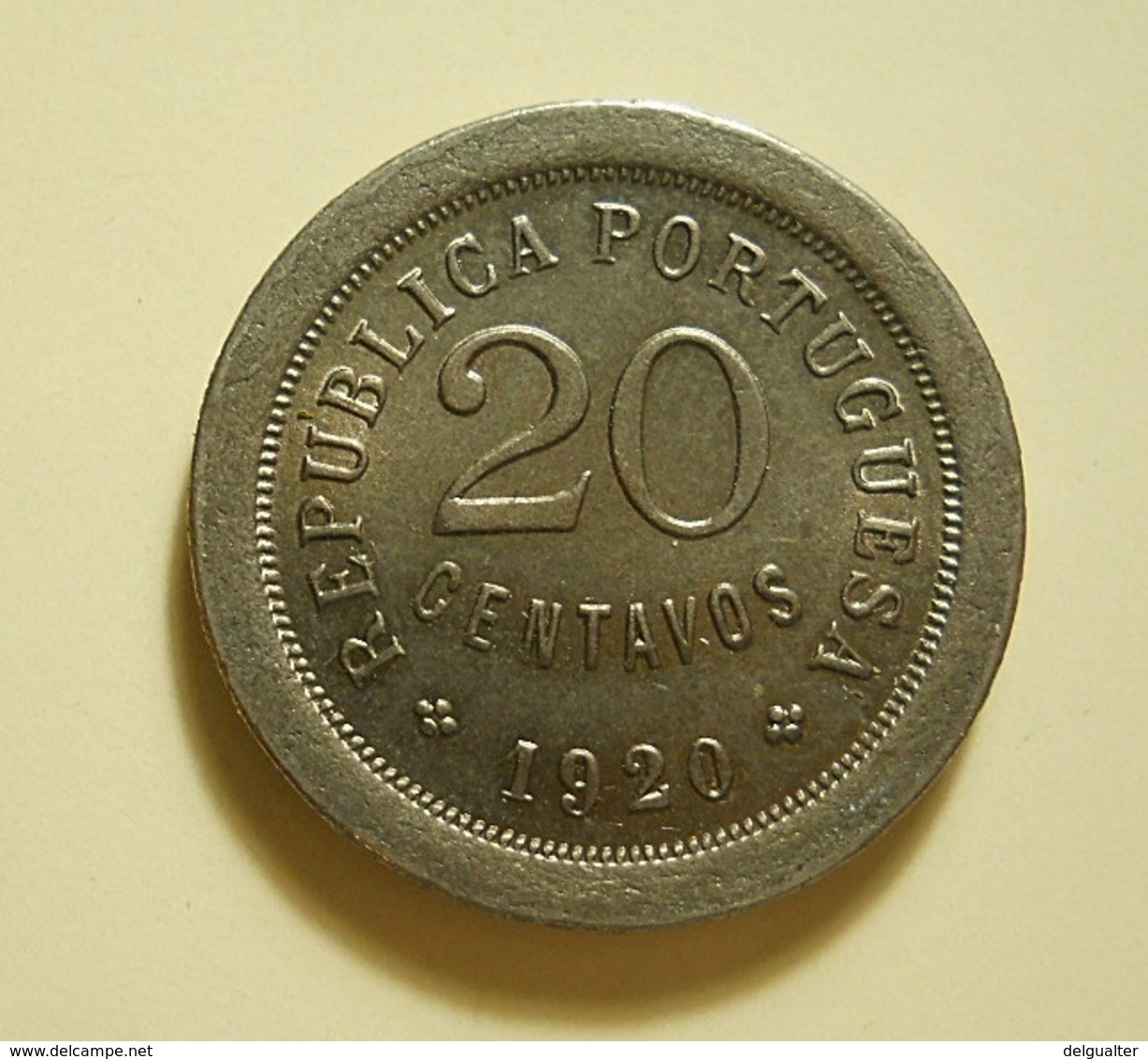 Portugal 20 Centavos 1920 - Portugal