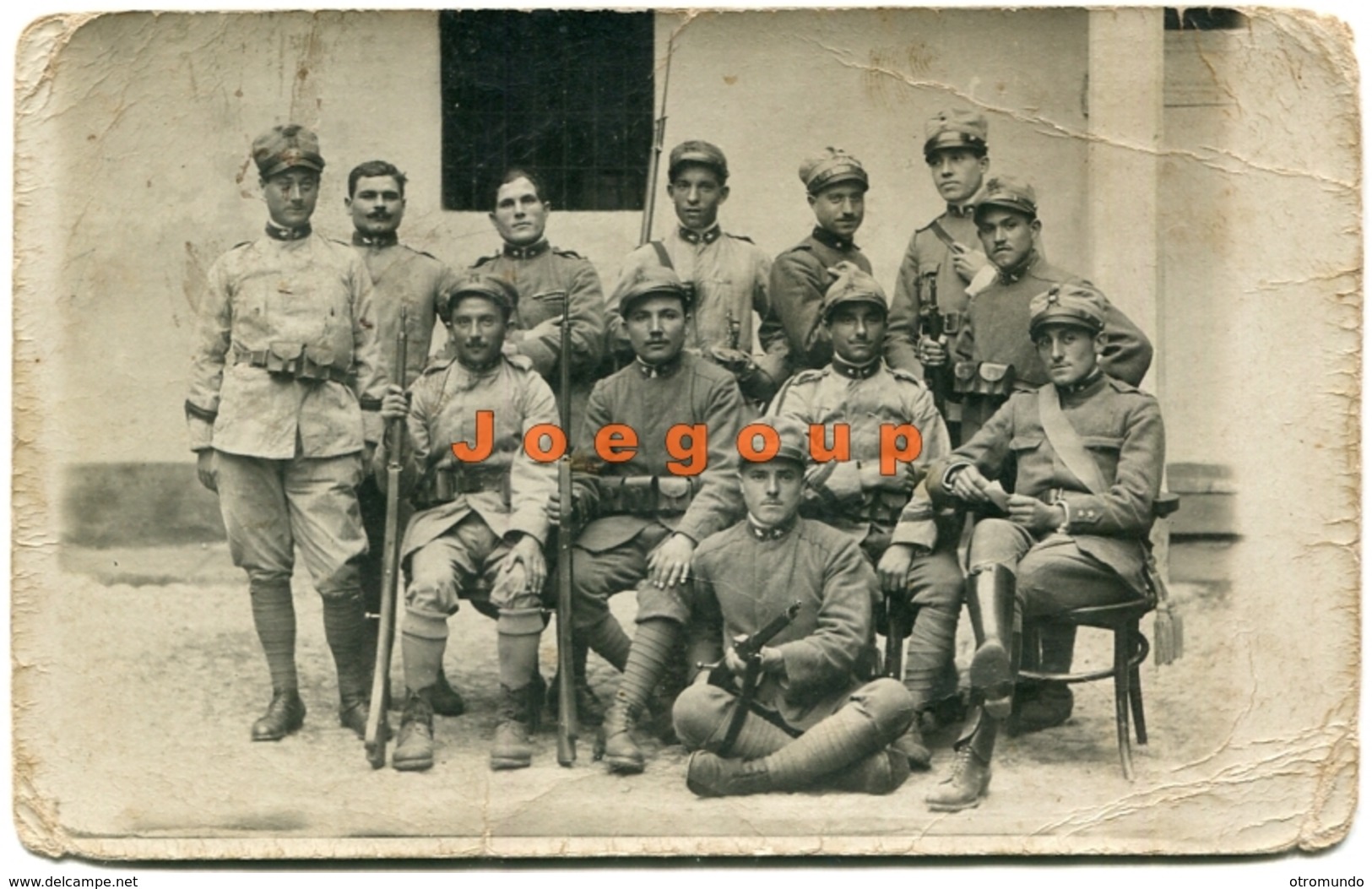 Foto Postale Ubermor Soldati Con Le Armis Soldiers Militari Italia - War, Military