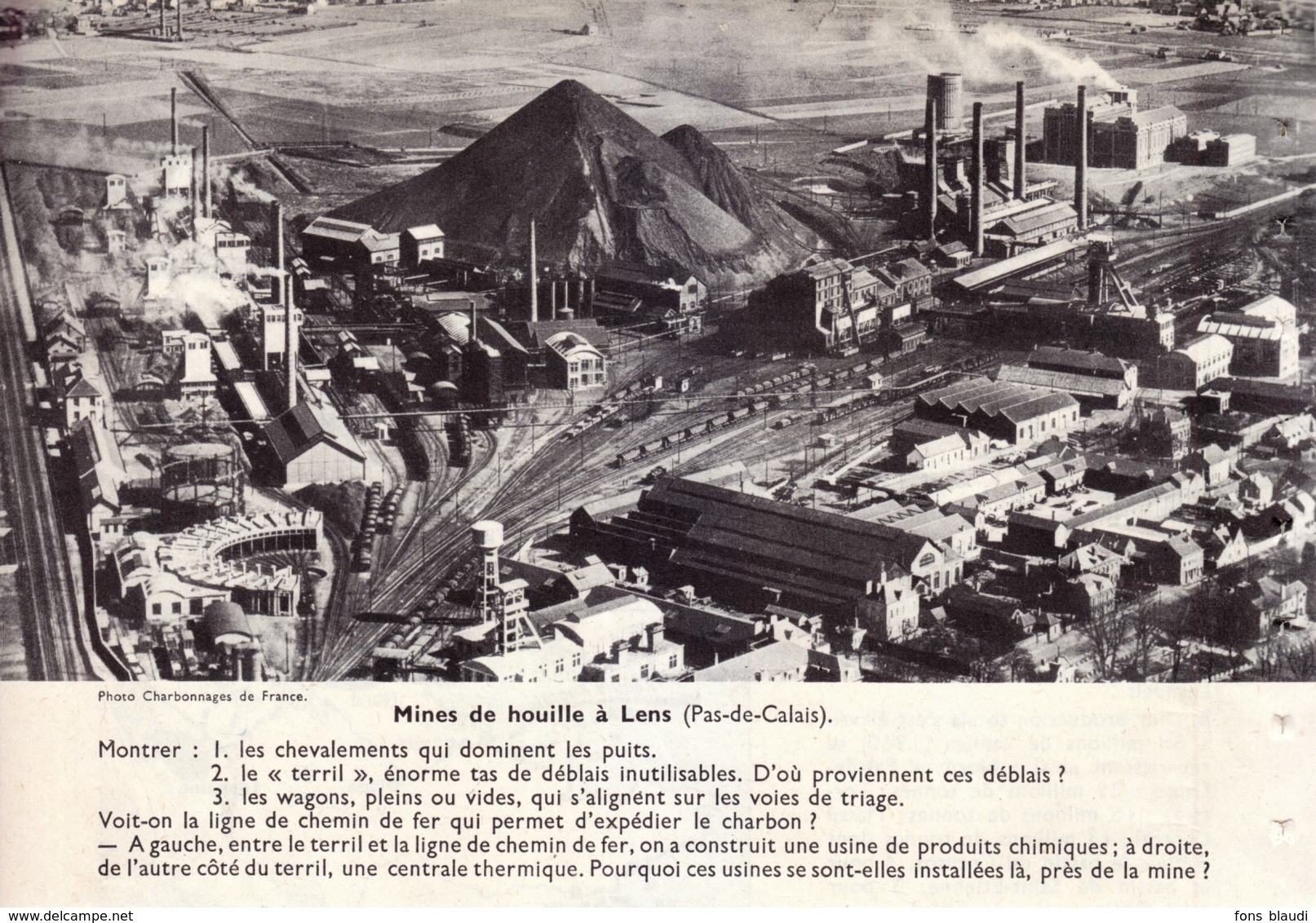 Vers 1955 - Iconographie - Lens (Pas-de-Calais) - Les Mines De Houille - FRANCO DE PORT - Non Classés