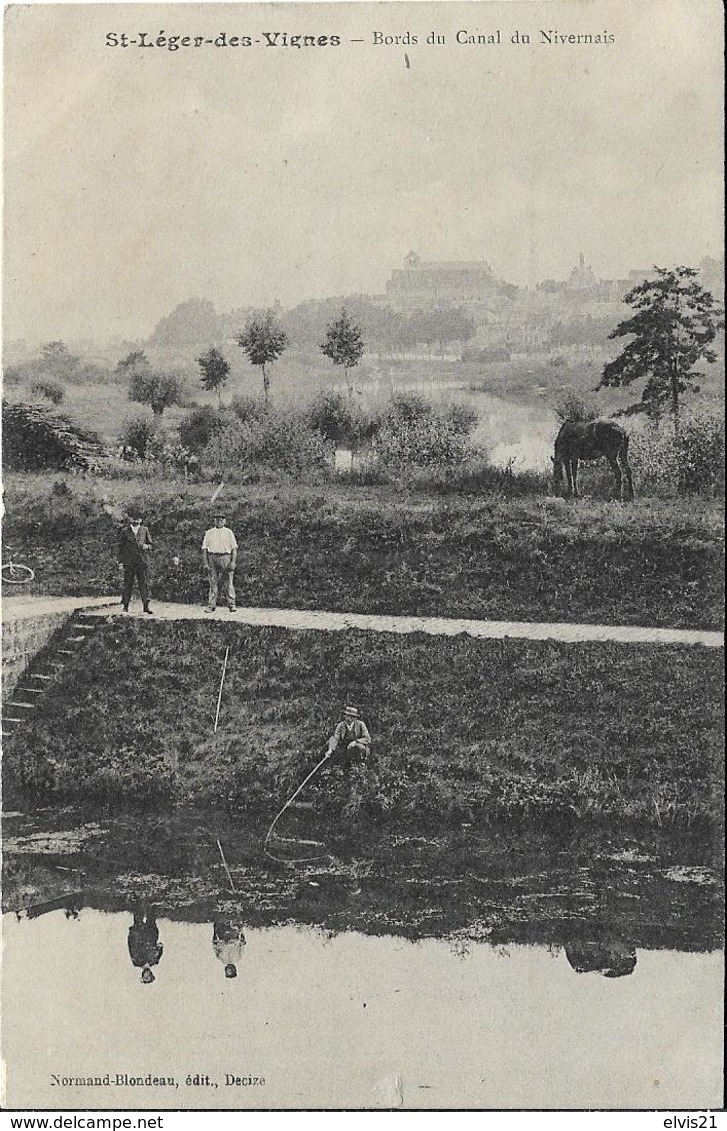 SAINT LEGER DES VIGNES Bords Du Canal Du Nivernais - Other & Unclassified