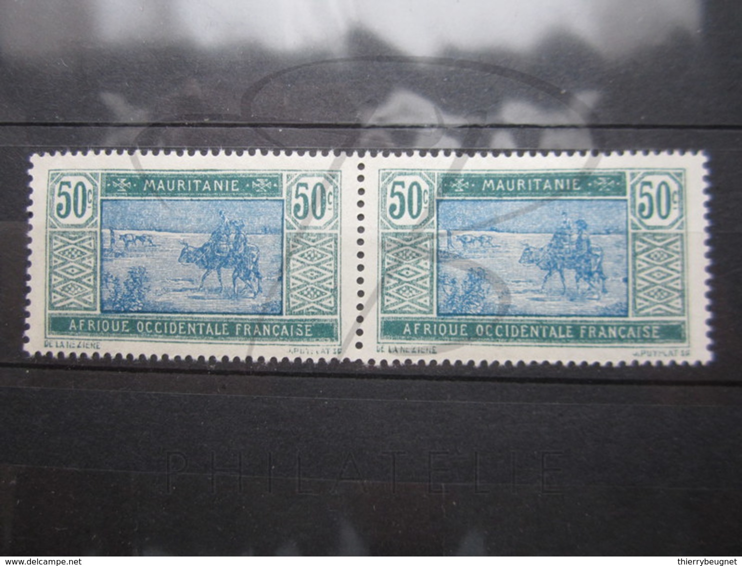 VEND BEAUX TIMBRES DE MAURITANIE N° 46 EN PAIRE , XX !!! - Neufs