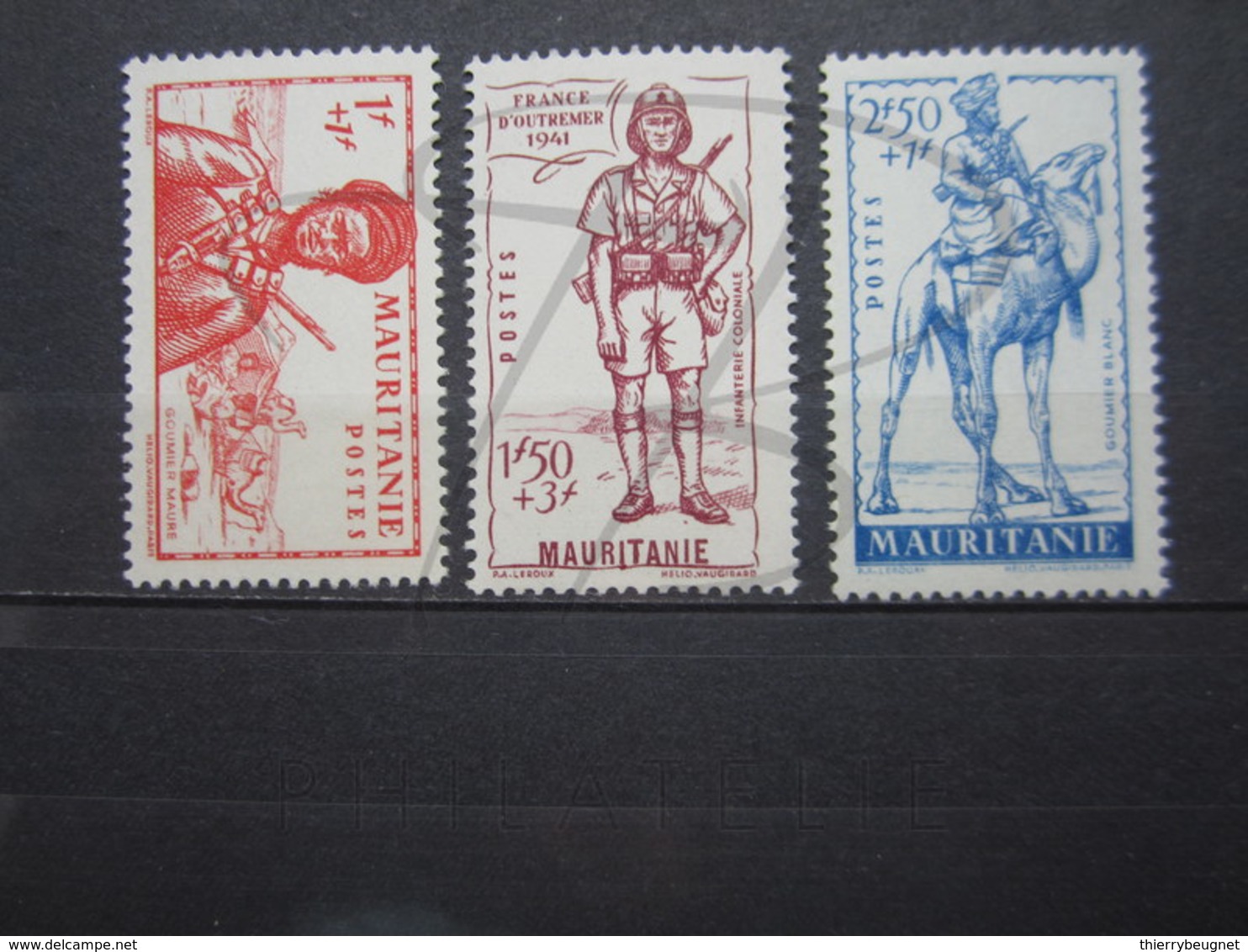 VEND BEAUX TIMBRES DE MAURITANIE N° 116 - 118 , XX !!! - Unused Stamps