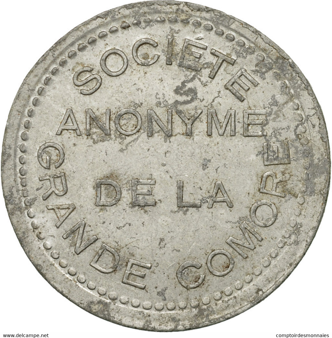 Monnaie, Comoros, 25 Centimes, 1915, Paris, TTB+, Aluminium, KM:Tn1, Lecompte:21 - Comoren