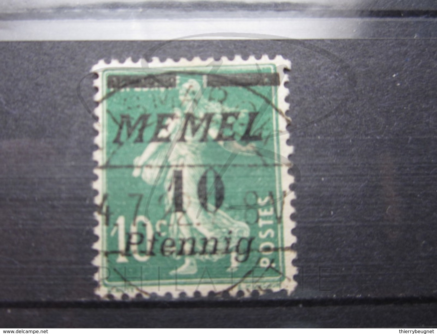 VEND BEAU TIMBRE DE MEMEL N° 47 , CACHET " BISMARK " !!! - Used Stamps