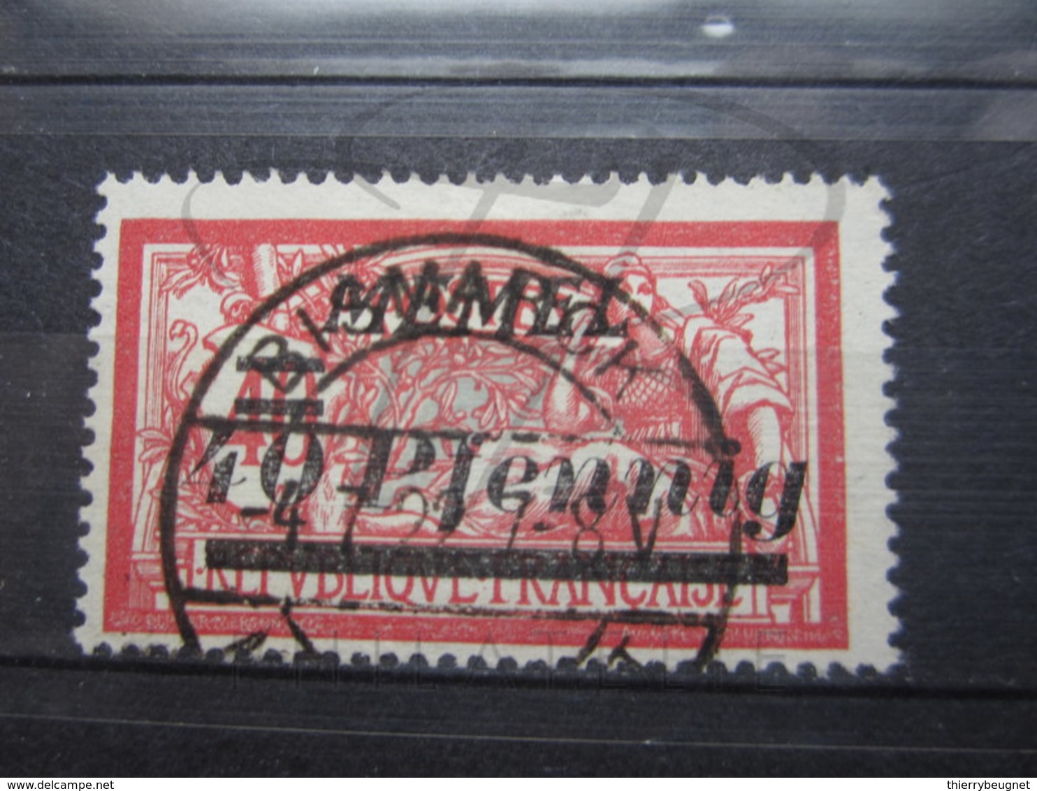 VEND BEAU TIMBRE DE MEMEL N° 53 , CACHET " BISMARK " !!! - Used Stamps