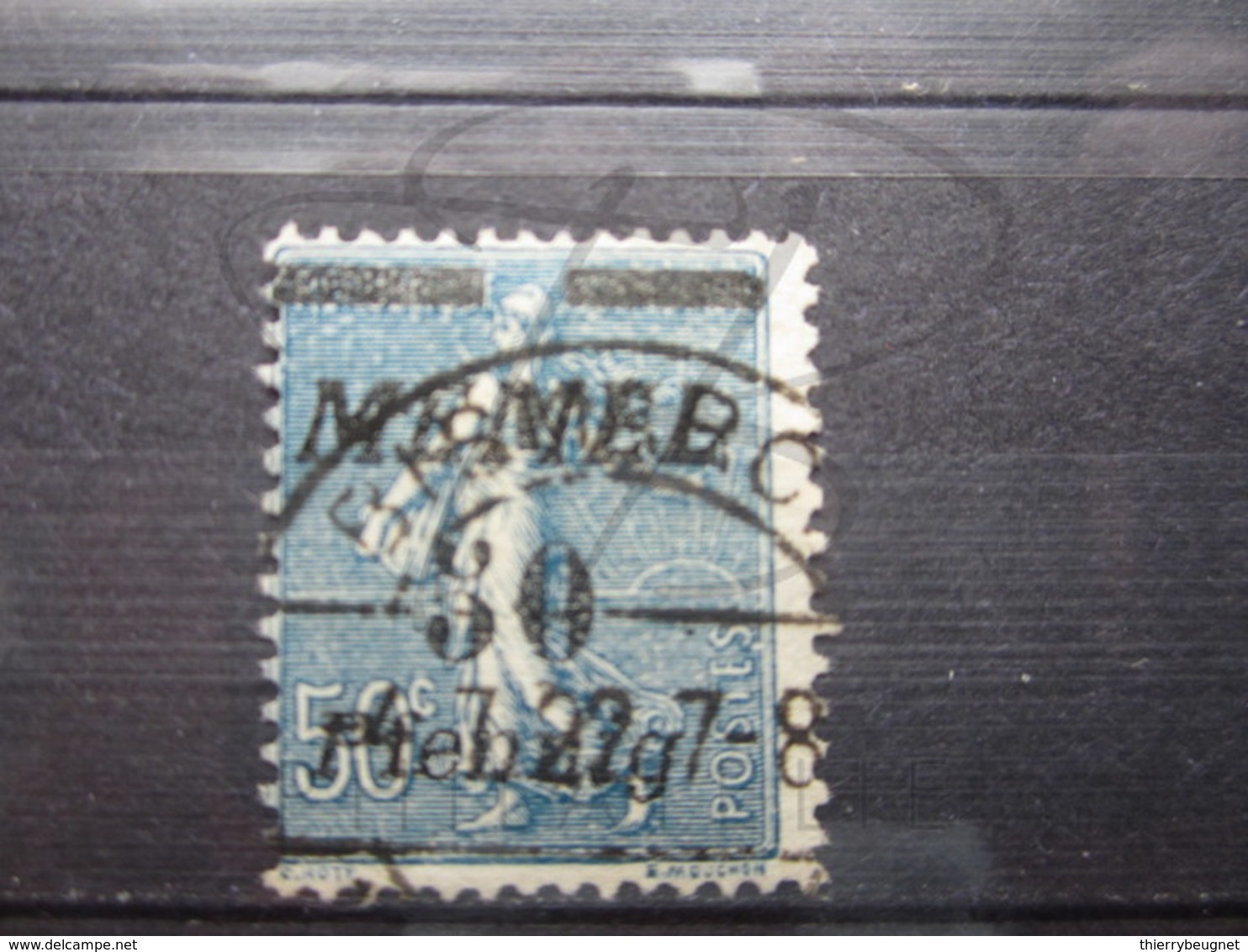 VEND BEAU TIMBRE DE MEMEL N° 54 , CACHET " BISMARK " !!! - Gebraucht