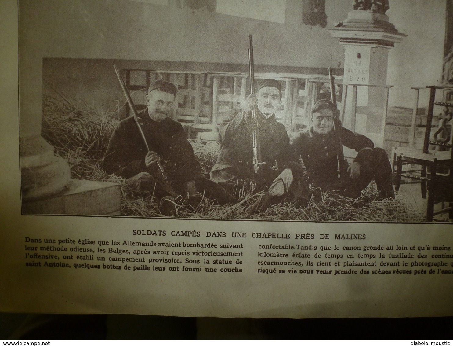 1914 LE MIROIR :Brave Petit Leysen Boy-Scout Belge;Résistance Belge Héroïque (Anvers,Liège,etc);Nos Braves Marocains;etc - Français