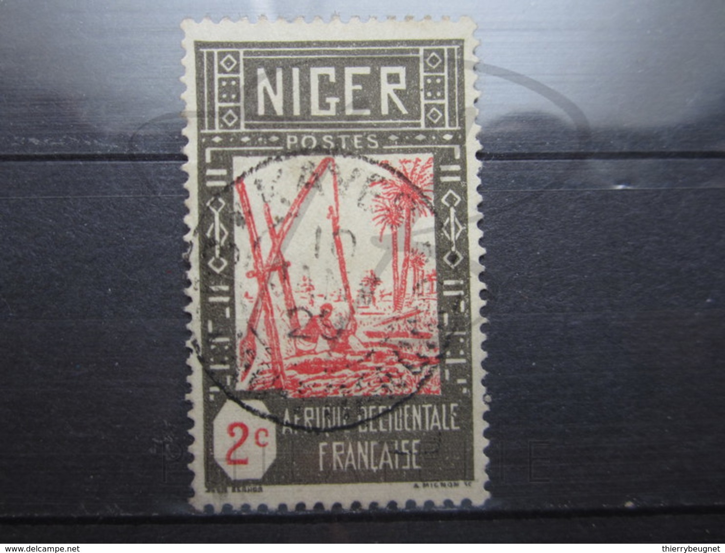 VEND BEAU TIMBRE DU NIGER N° 30 , CACHET " KAYES " !!! - Gebraucht