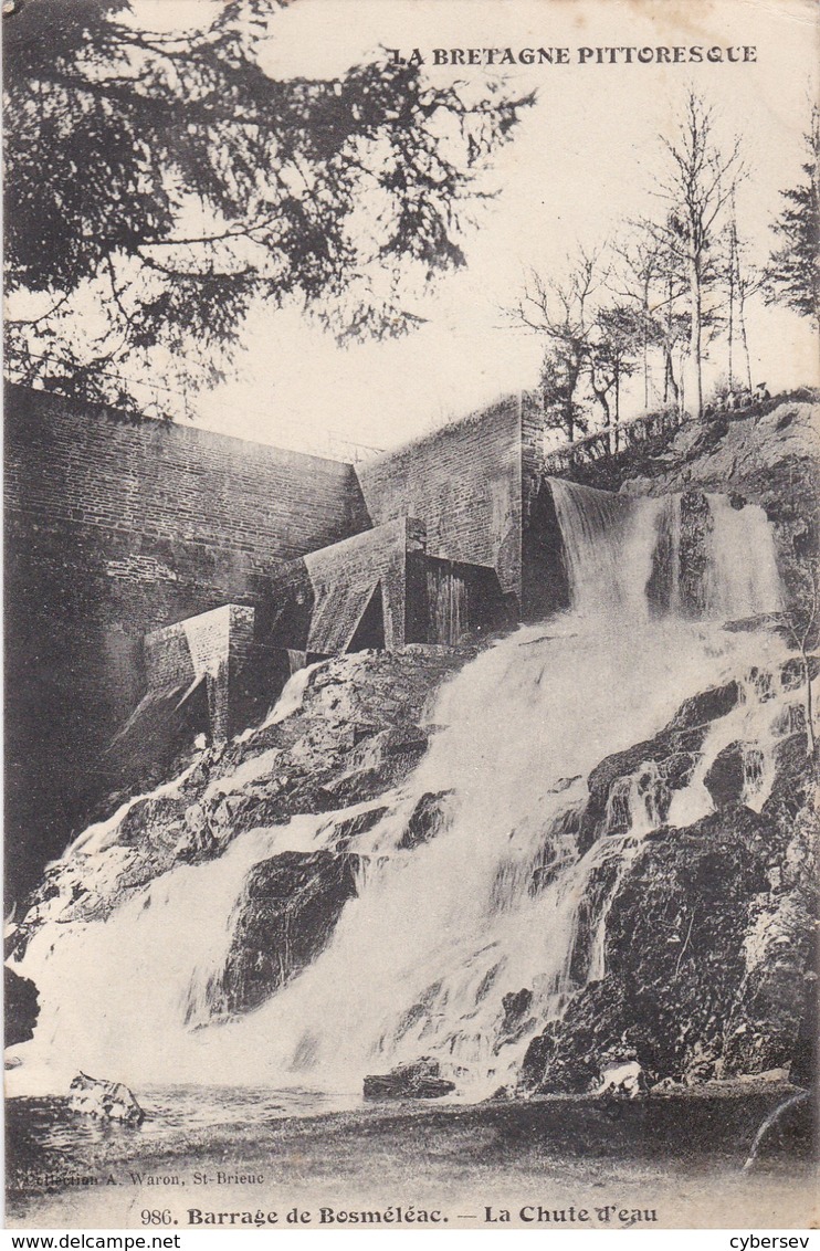 Barrage De BOSMELEAC - La Chute D'Eau - Bosméléac