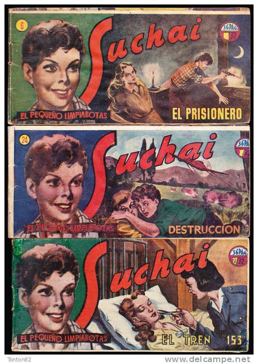 Suchai  El Pequeño Limpiabotas - Hispano Ricanante De Ediciones S.A . - ( Lot De 11 BD ) . - Cómics Antiguos