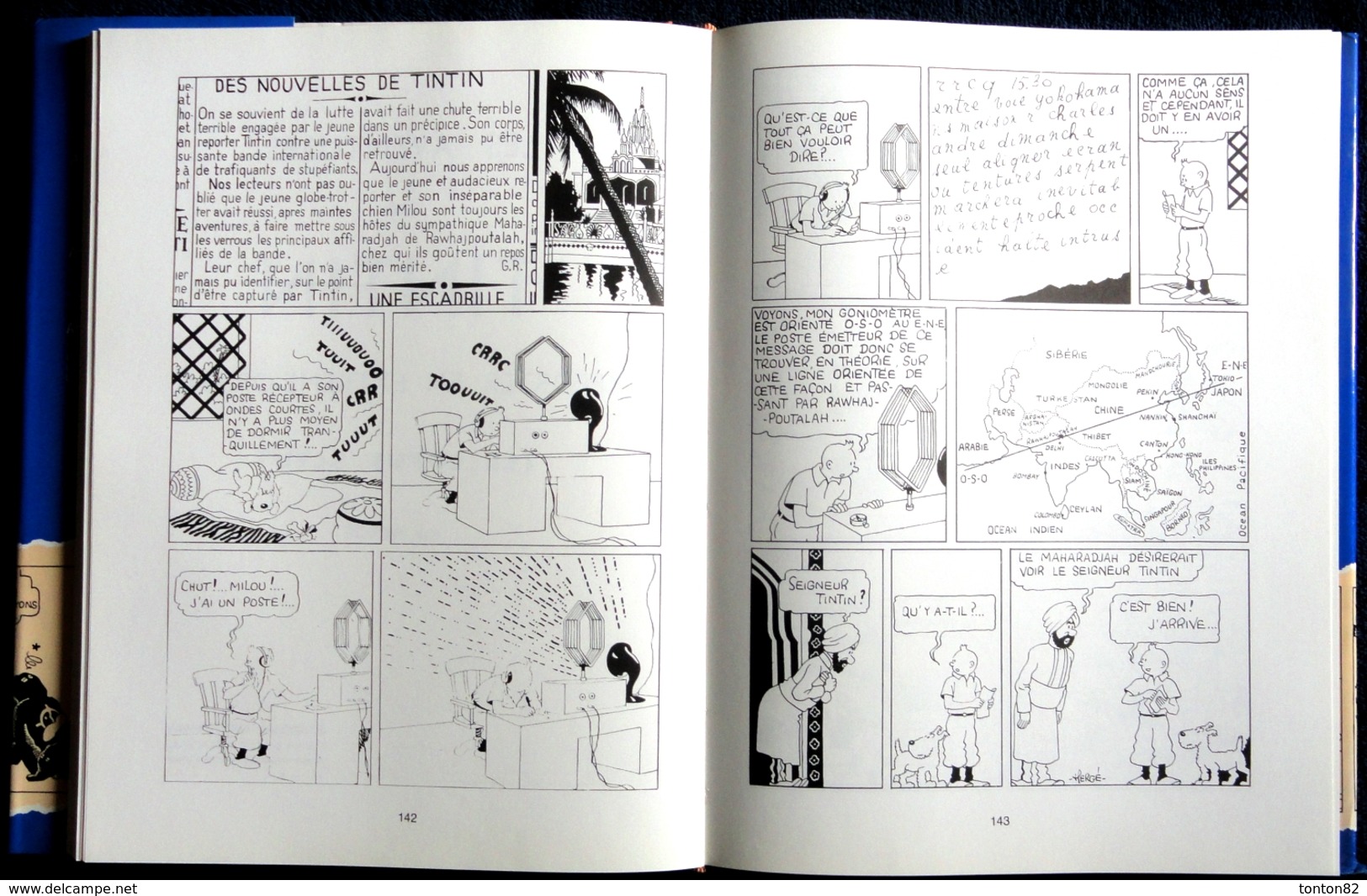 Archives Hergé - Versions Originales des Albums de TINTIN - Tome 3 - ( 1932 - 1934 - 1935 )  - Casterman - ( 1979 ) .