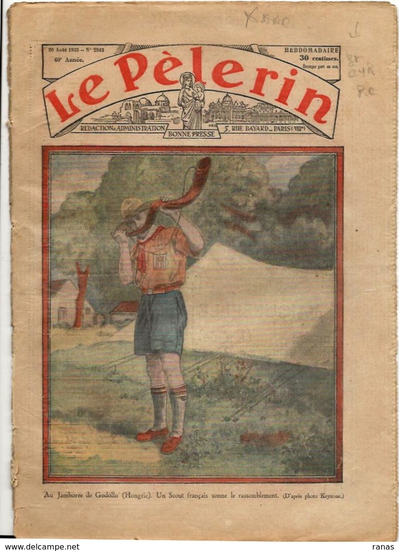 école Saint Cyr Scoutisme  Le Pélerin N° 2943 De 1933 - Other & Unclassified