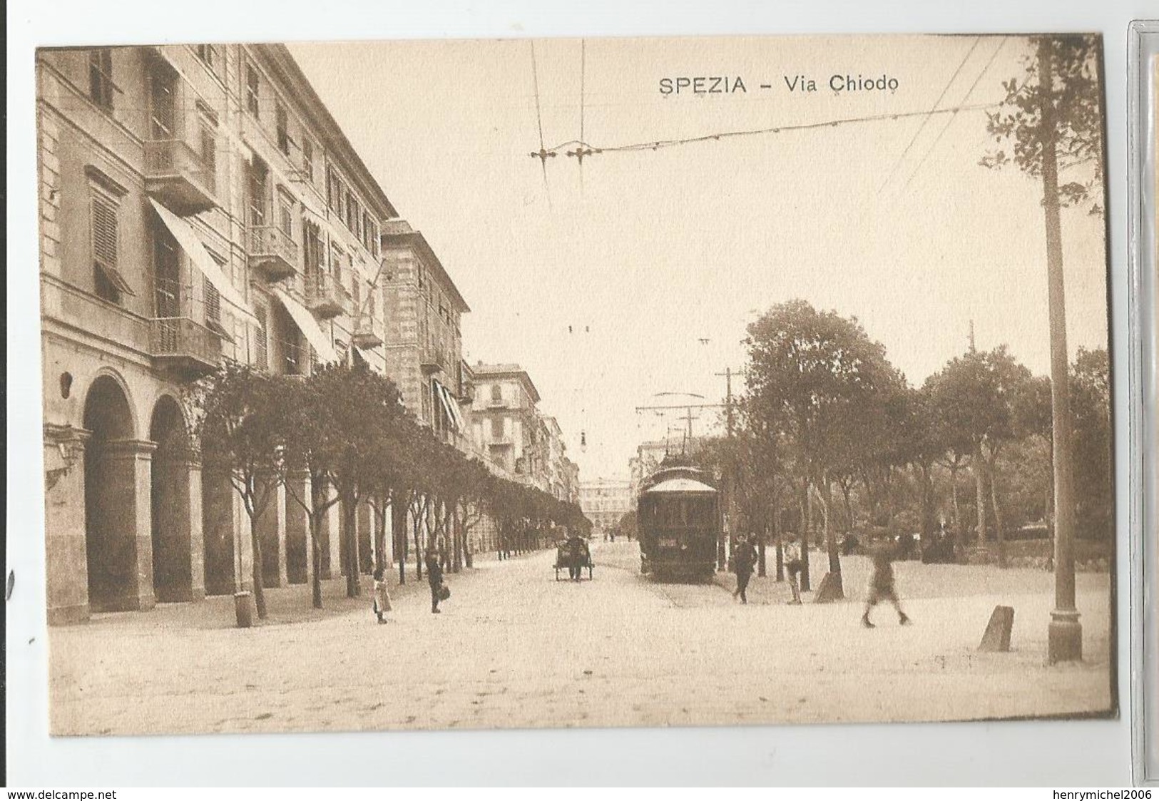 Italie Italy Italia  Spezia Via Chiodo Tram Tramway Ed Novi Ligure - La Spezia