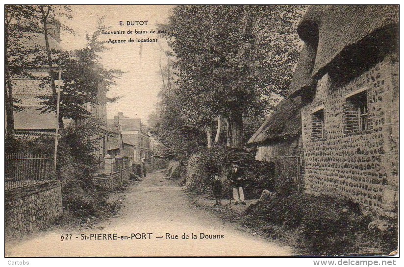 76 St-PIERRE-en-PORT  Rue De La Douane - Autres & Non Classés