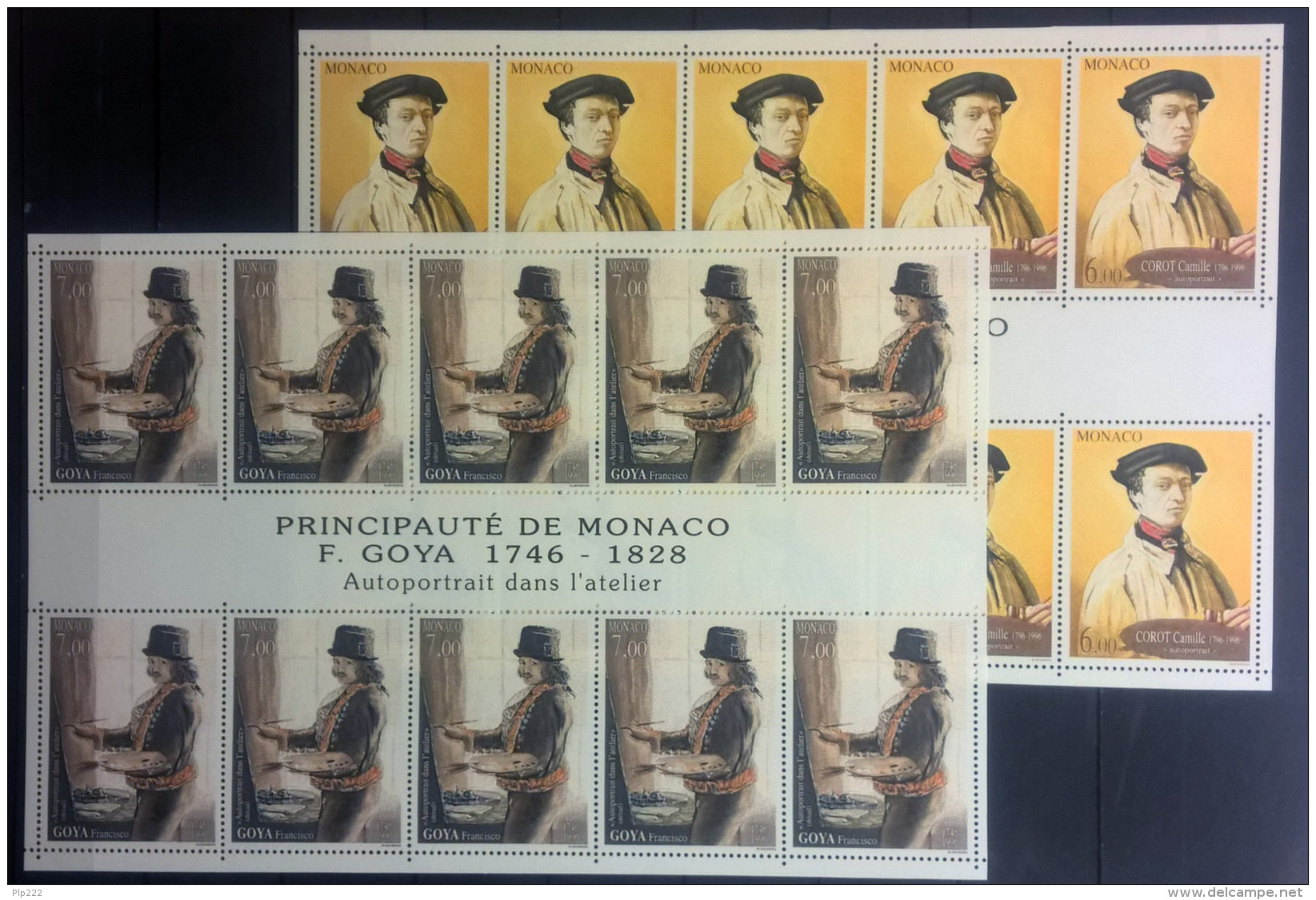 Monaco 1996 Unif.2274/75 Minisheet **/MNH VF - Blocks & Kleinbögen