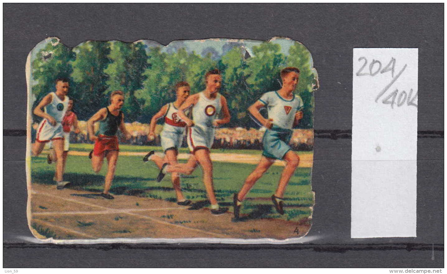 40K204 / Chromo Image - SPORT  Athletics Leichtathletik  Athletisme  MEN - 4 - Sports