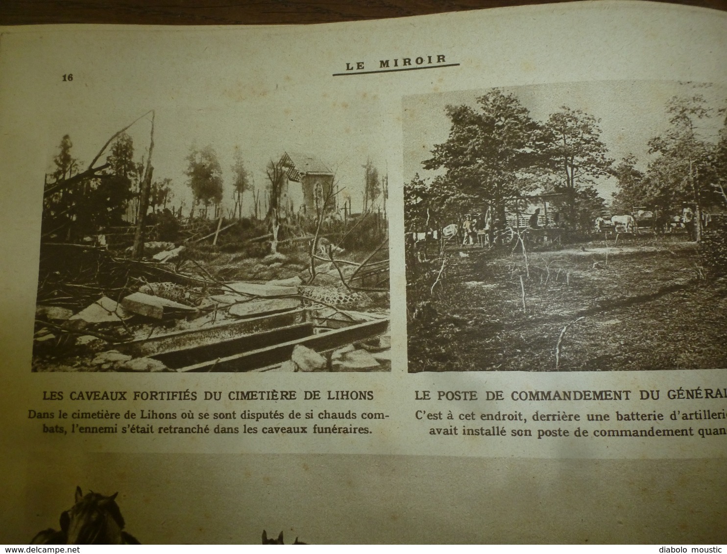 1915 LE MIROIR :Beuvraignes,Fontenelle,Ban-de-Sapt,St-Vaast;Serbes (Chabatz,Nich);Grecs à Lemnos;Salonique;Lihons;etc