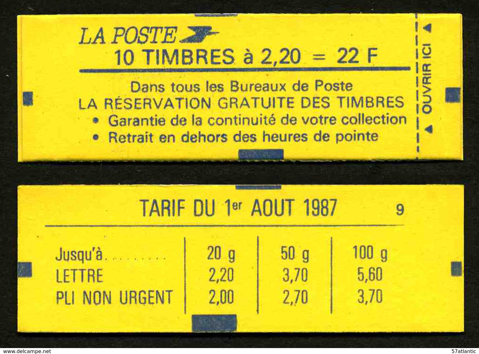 FRANCE - CARNET YT 2376-C11 - FERME - DATE - Confectionneuse 9 - Autres & Non Classés