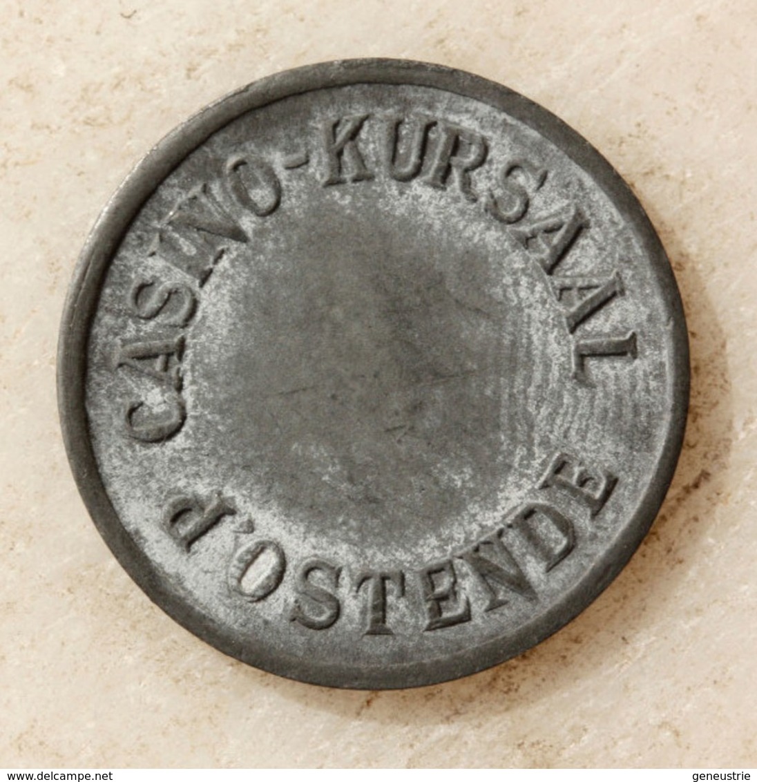 Jeton De 1 Franc Du Casino Kursaal D'Ostende Oostende - Belgique - Chips Casino Token - Casino