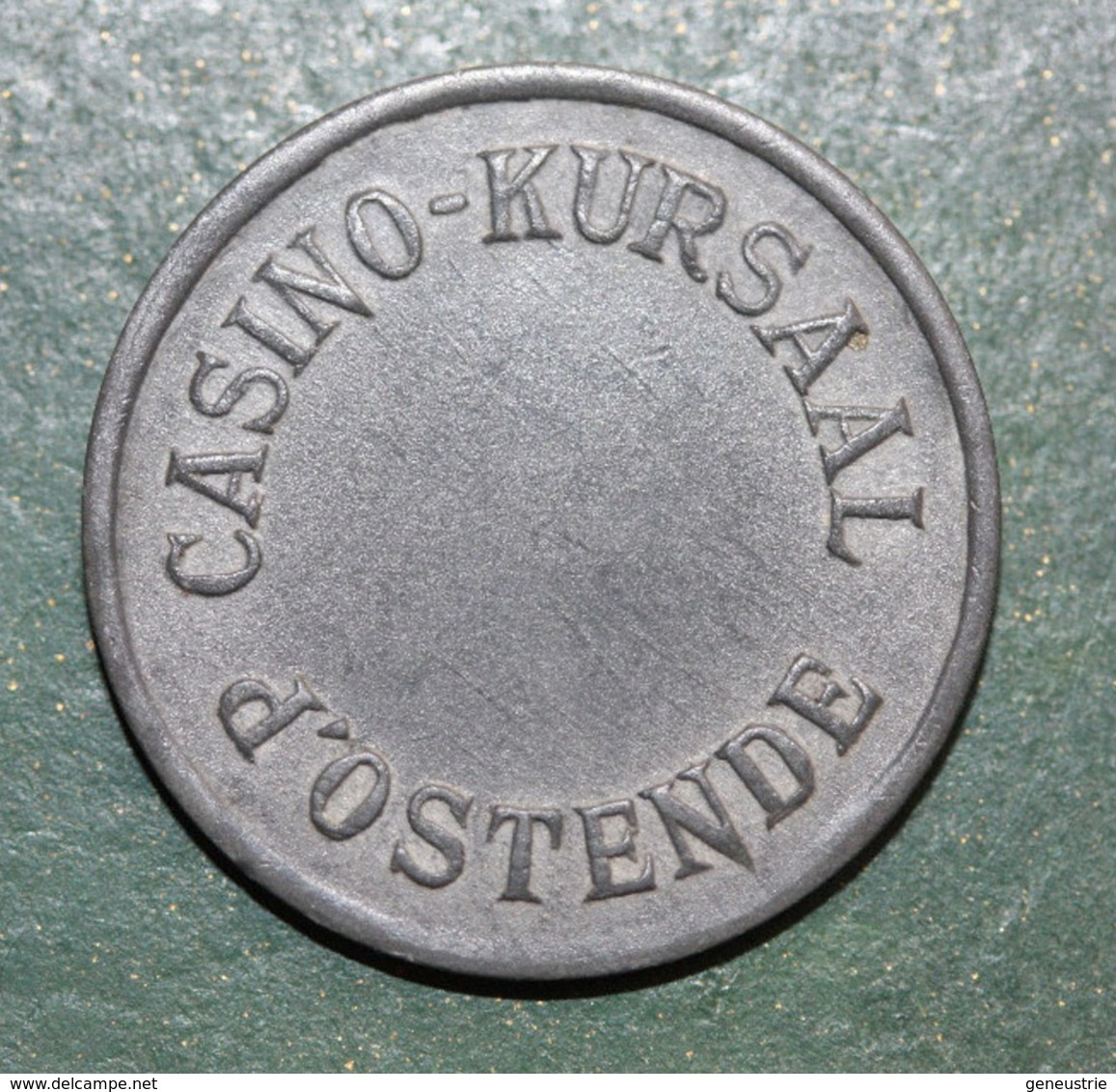 Jeton De 1 Franc Du Casino Kursaal D'Ostende Oostende - Belgique - Chips Casino Token - Casino