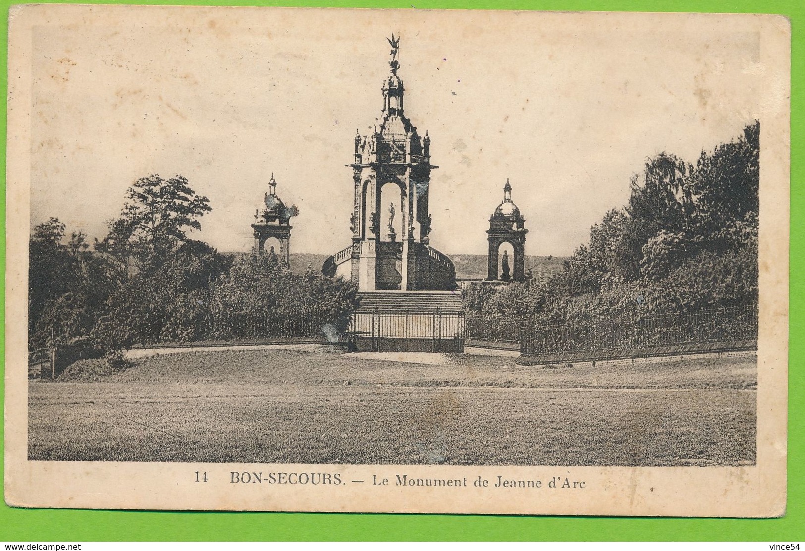 BON-SECOURS - Le Monument De Jeanne D'Arc - Bonsecours