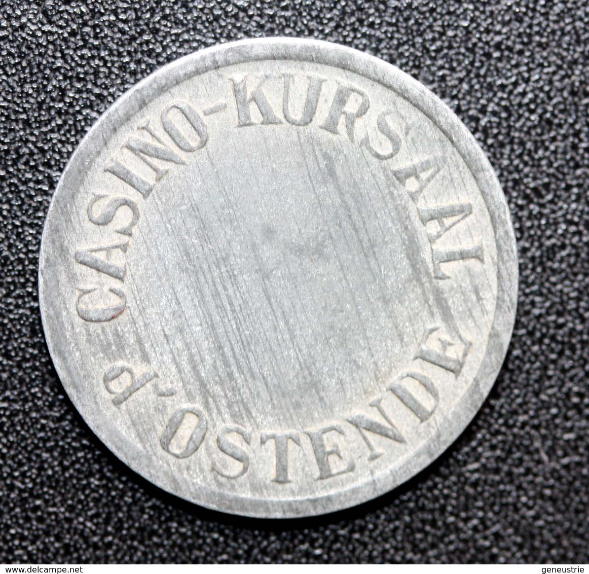 Jeton De 1 Franc Du Casino Kursaal D'Ostende Oostende - Belgique - Chips Casino Token - Casino