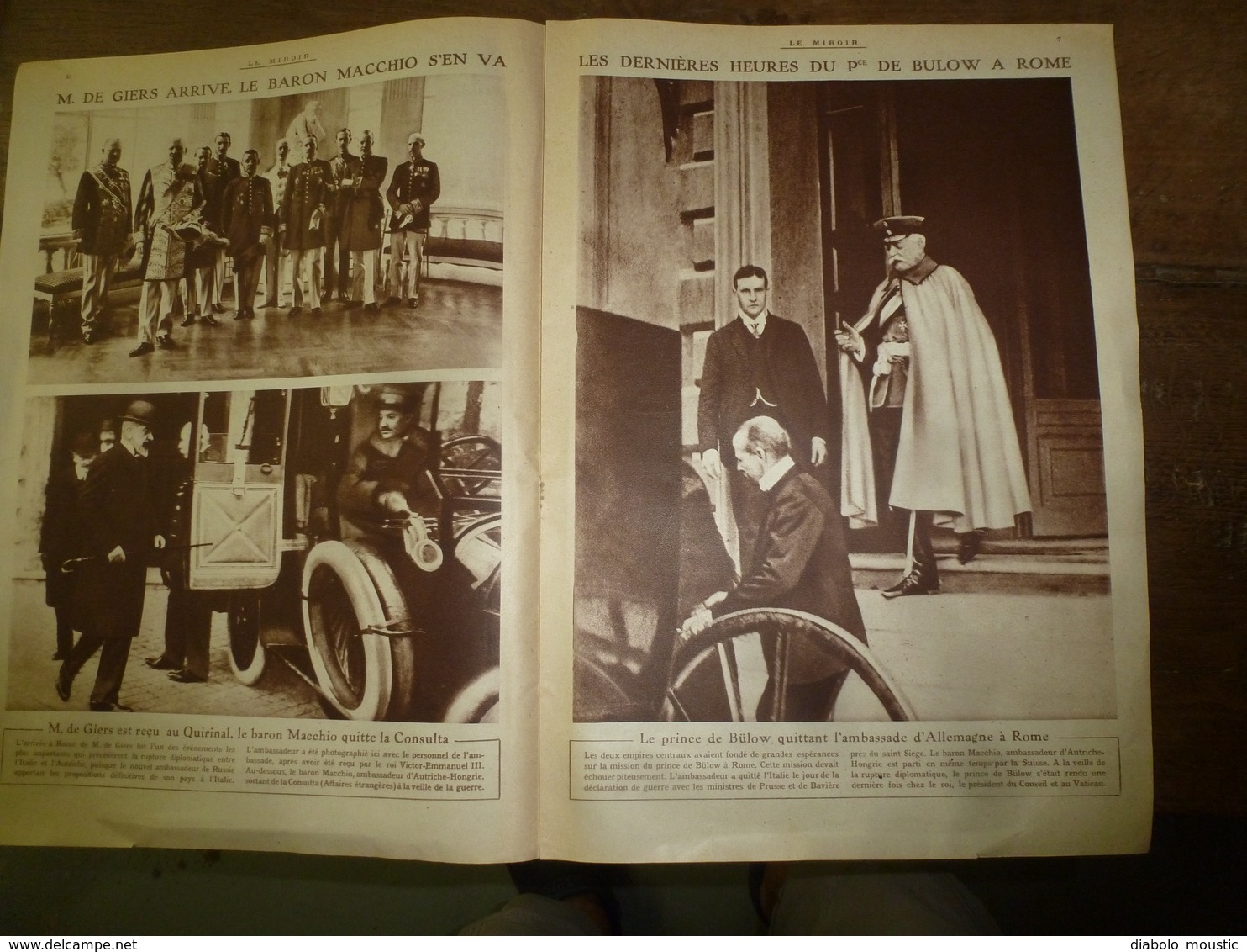 1915 LE MIROIR : St-Mihiel;Mensonges et cinéma allemand;Le "cheval de Troie" est aussi RiverClyde;etc