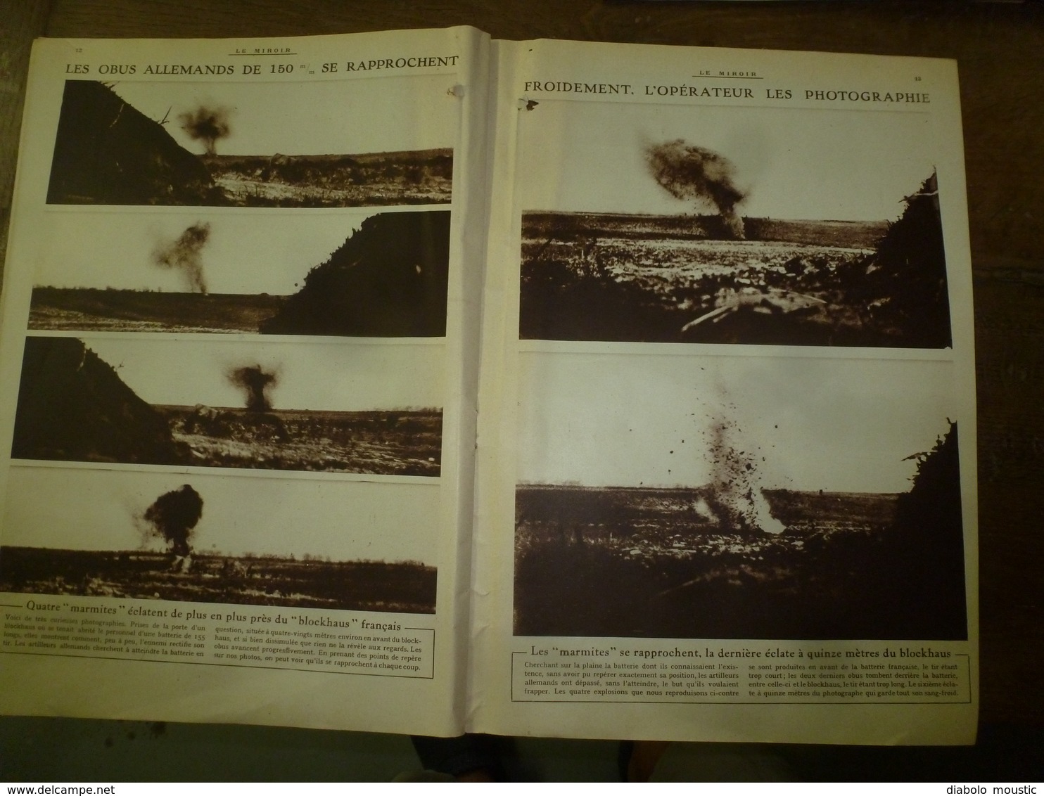 1915 LE MIROIR : St-Mihiel;Mensonges et cinéma allemand;Le "cheval de Troie" est aussi RiverClyde;etc