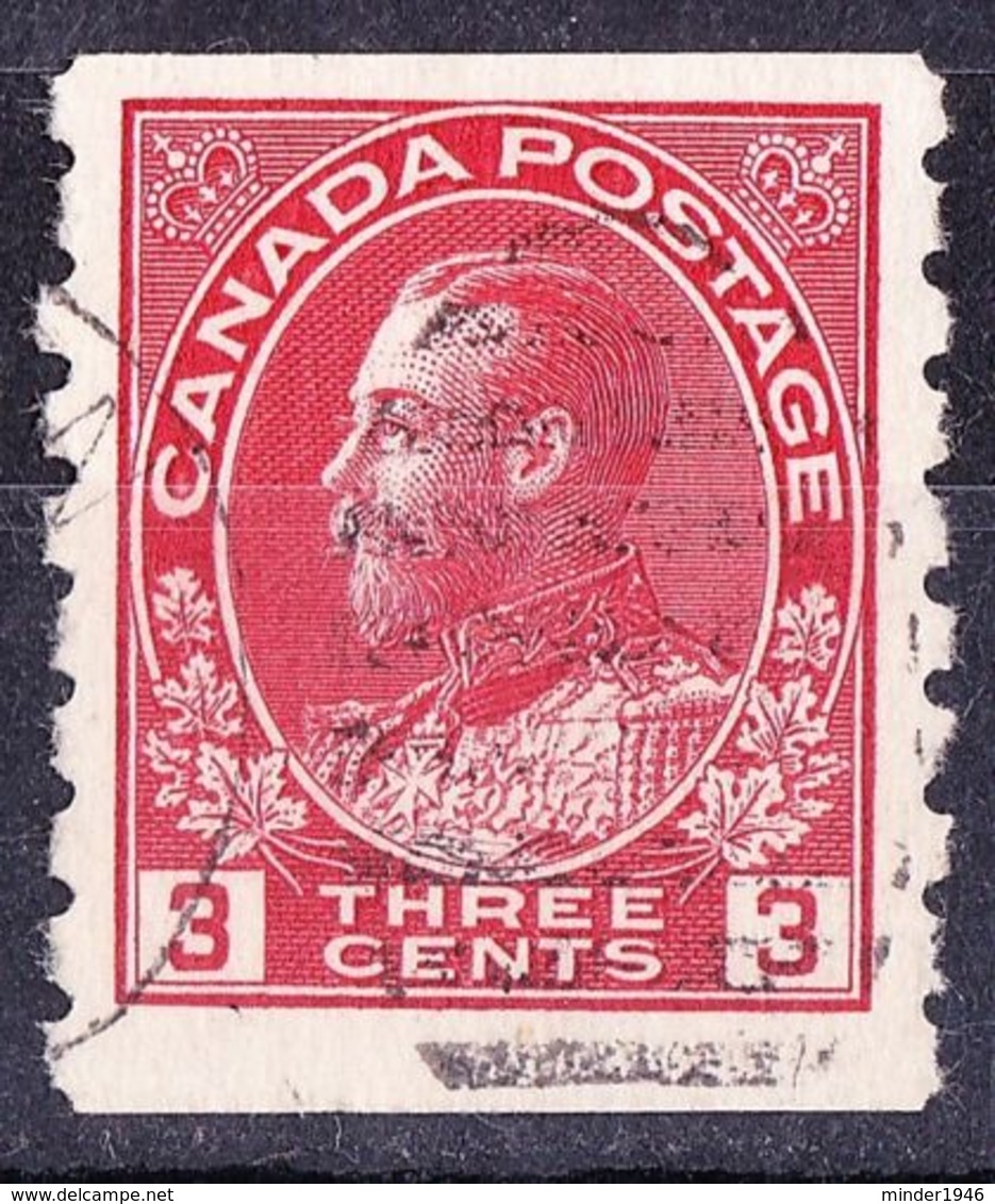 CANADA 1925 KGV 3c Carmine Die II SG 256b Fine Used - Usados