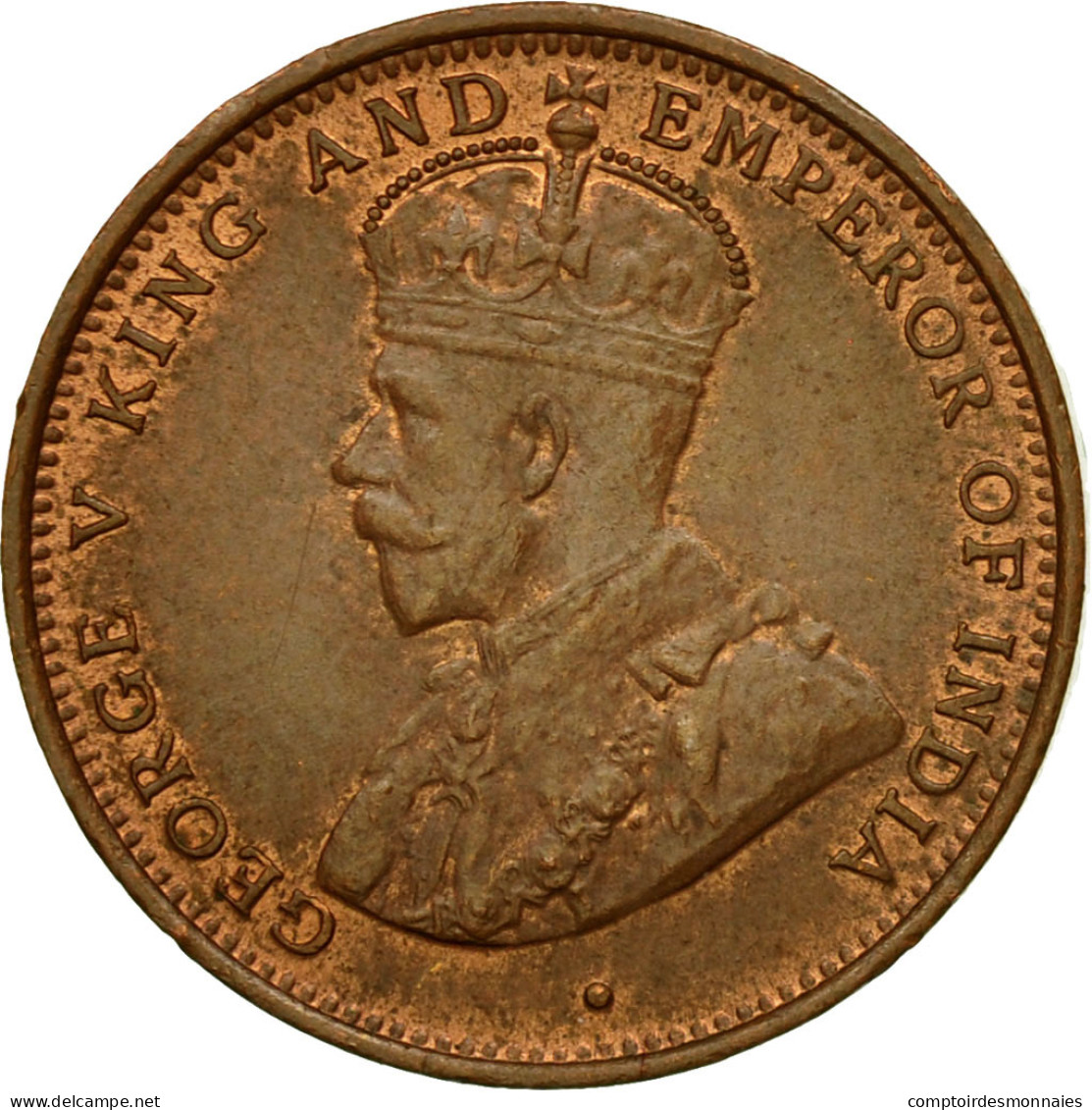 Monnaie, Ceylon, George V, 1/2 Cent, 1926, SPL+, Cuivre, KM:106 - Sri Lanka