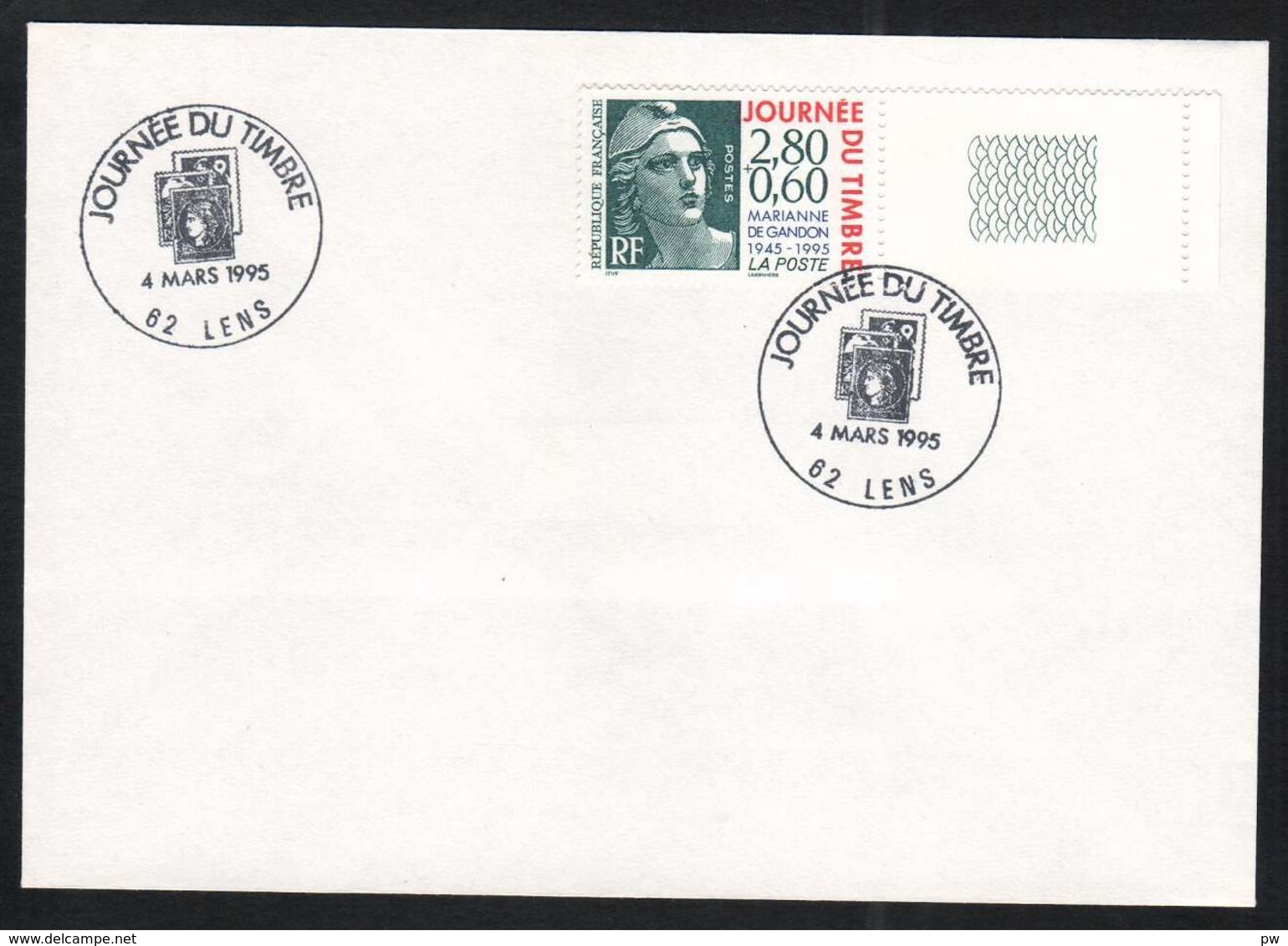 FRANCE 1995 YT N° 2933 JOURNEE DU TIMBRE LENS - Neufs