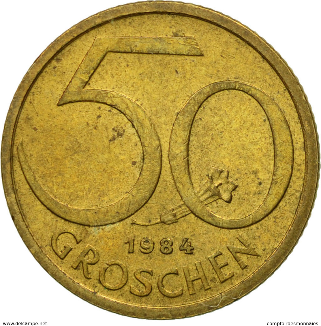 Monnaie, Autriche, 50 Groschen, 1984, TTB, Aluminum-Bronze, KM:2885 - Autriche