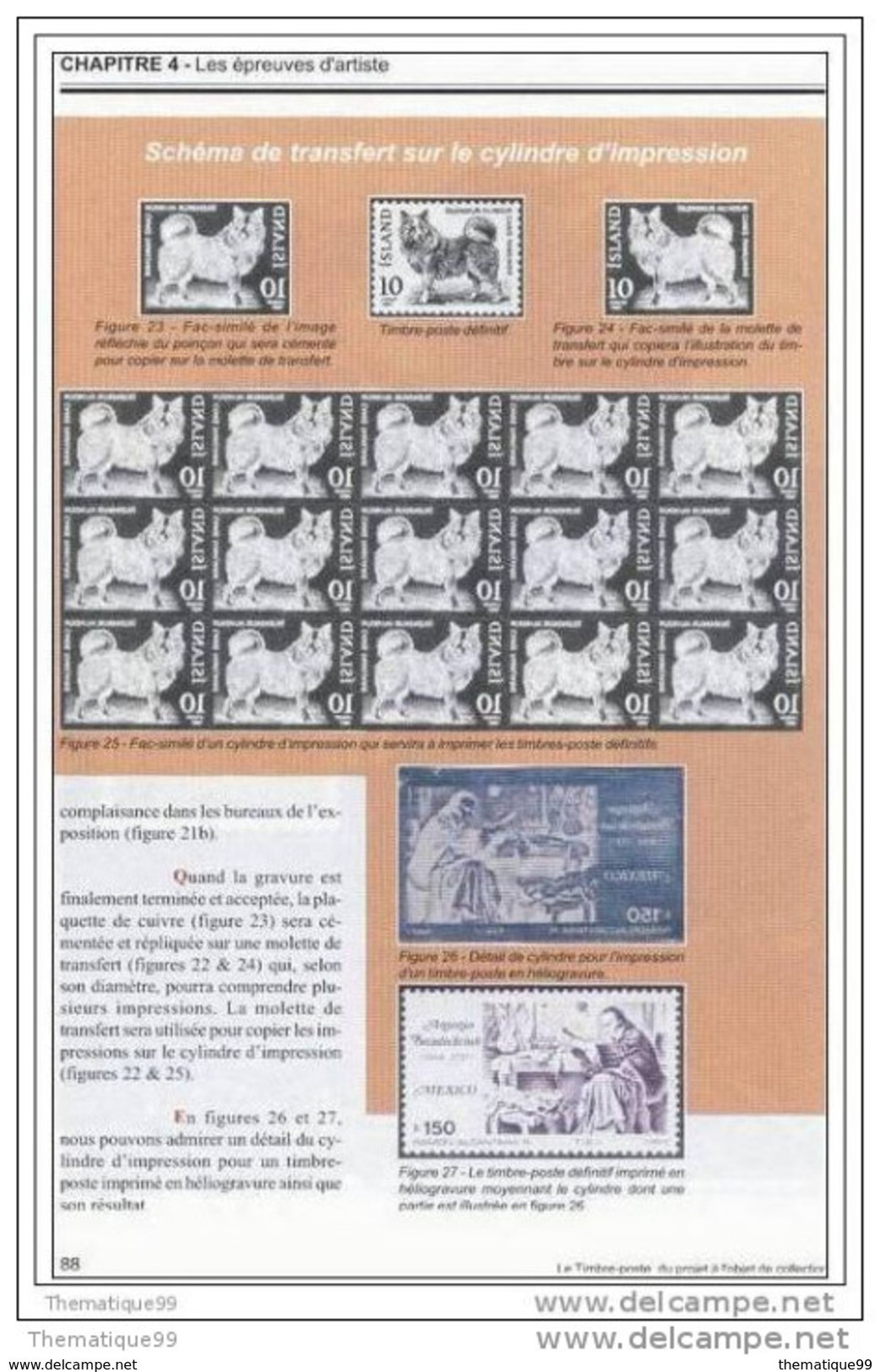 Morceau De Cylindre D'impression D'un Timbre D'Indonésie (cylinder Printing), Thème Crustacé (crustacean) - Schaaldieren