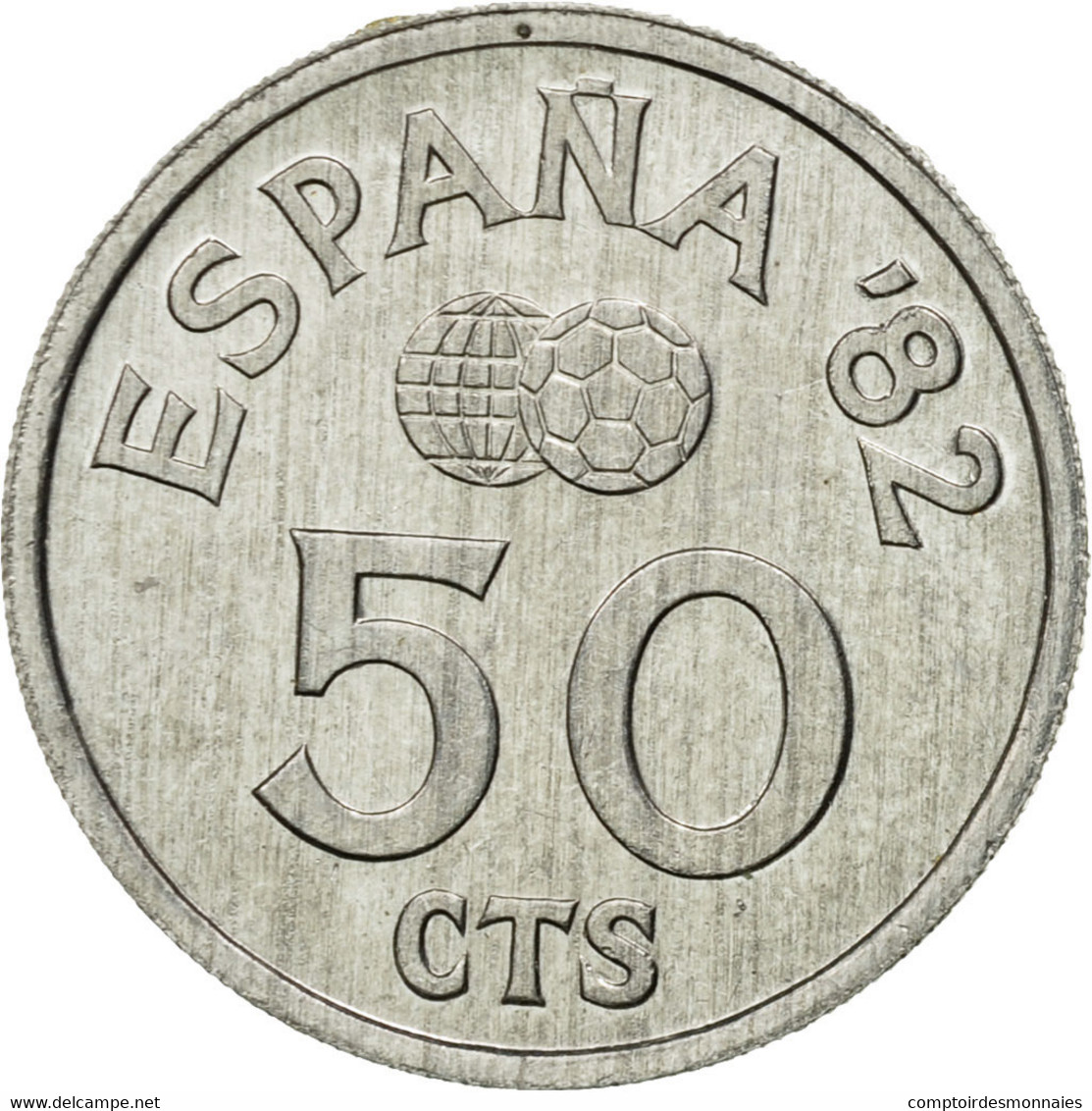 Monnaie, Espagne, Juan Carlos I, 50 Centimos, 1980, TB+, Aluminium, KM:815 - 50 Centesimi