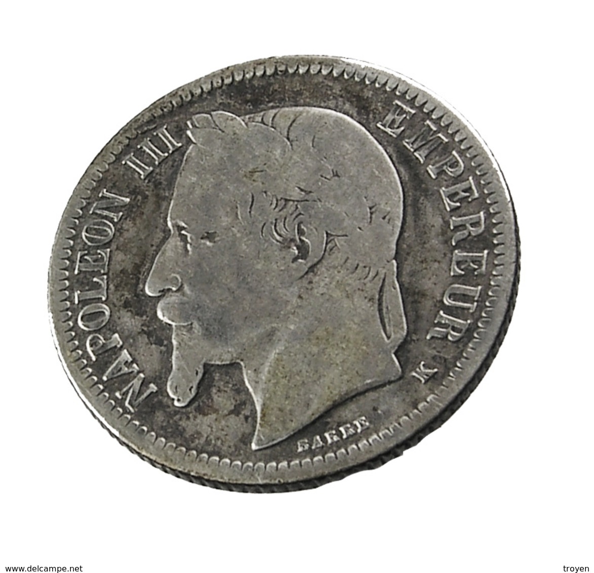 1 Franc  - Napoléon III   - France - 1867 K - Argent  - TB - - Other & Unclassified