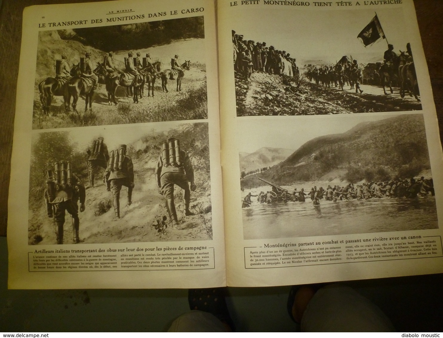 1915 LE MIROIR : Hier ruben im Gott 4 Tapfere Helden : Habael Albredik Landw,Thonnis Riller Landw,Alns Doubennmerkl,etc