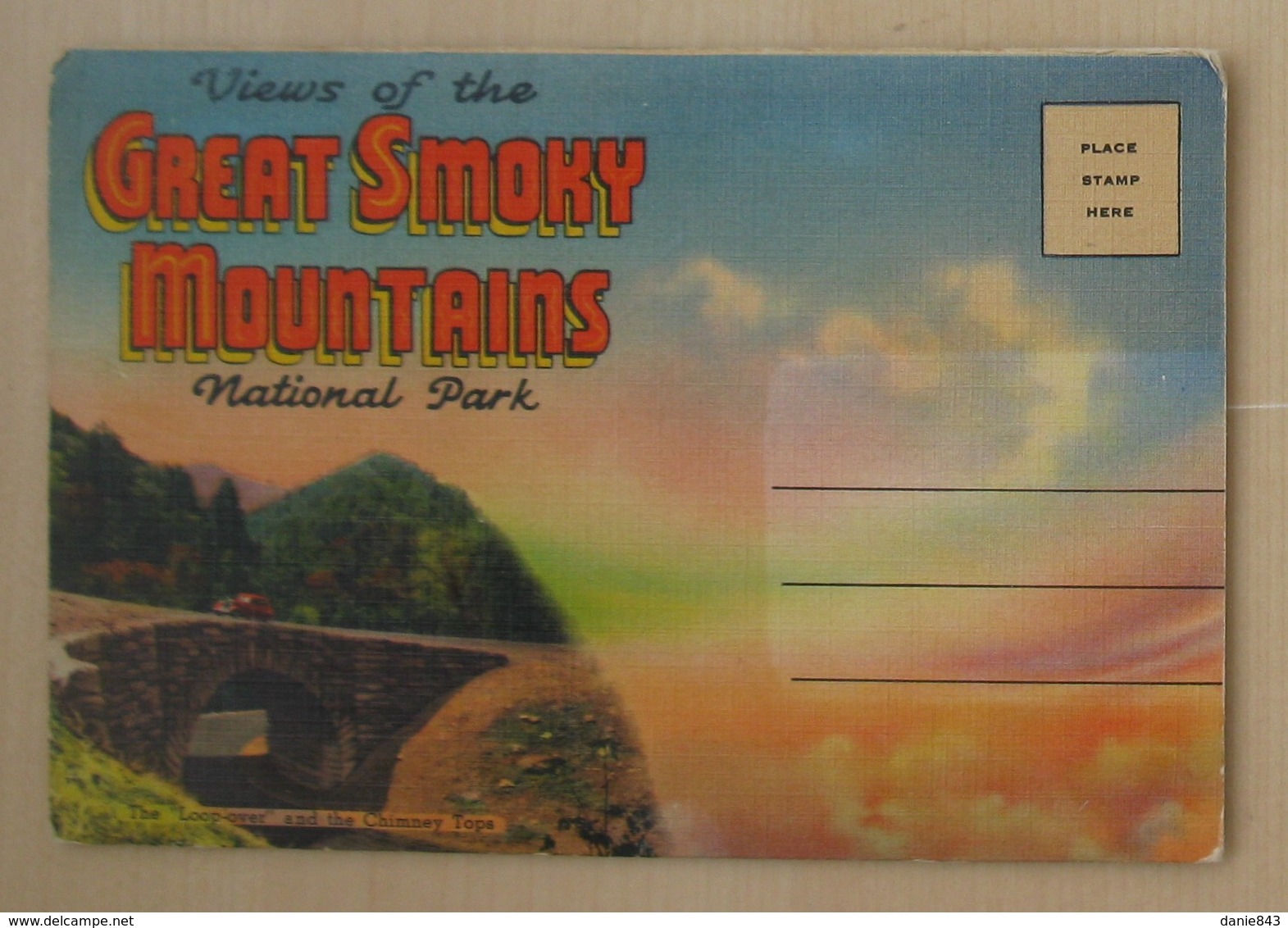 USA - Great Smoky Mountains National Park - Pochette Postale, Contenant 18 Vues - Format 9x14) -postcard Cover, 18 Views - Smokey Mountains