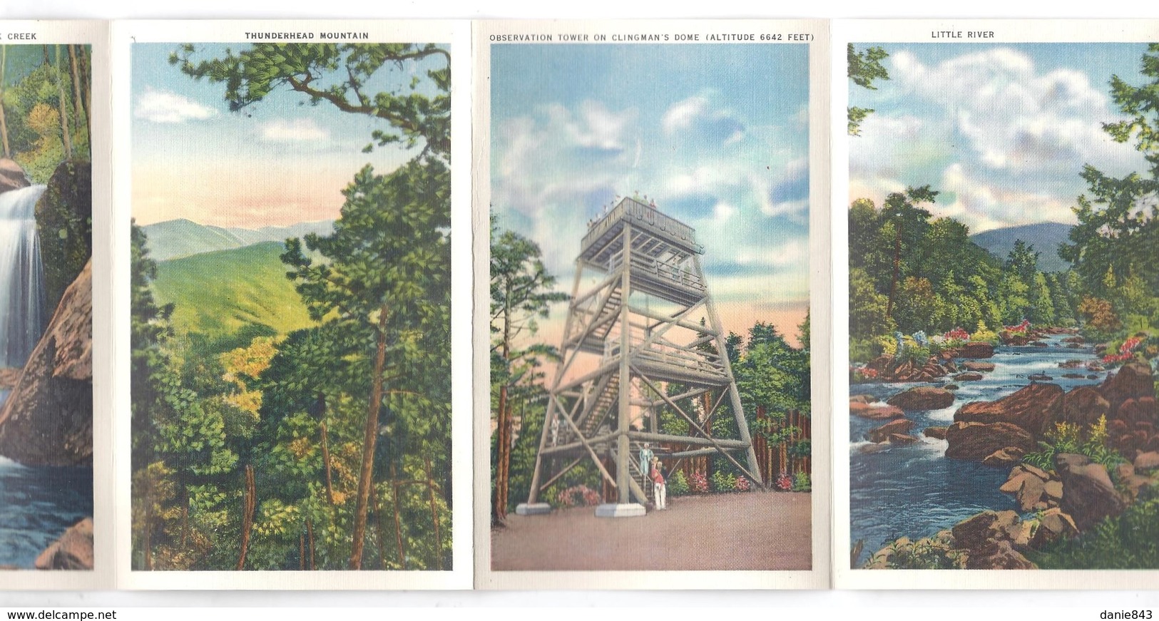 USA - Great Smoky Mountains National Park - Pochette Postale, Contenant 18 Vues - Format 9x14) -postcard Cover, 18 Views - Smokey Mountains