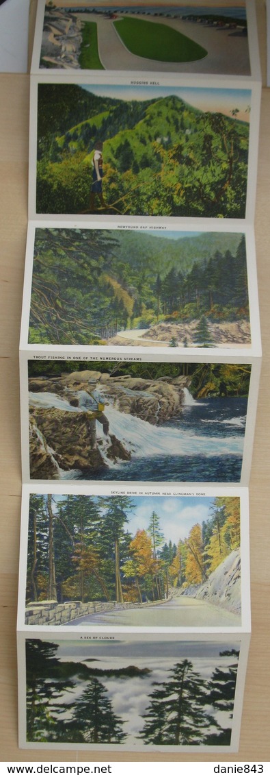 USA - Great smoky mountains national park - pochette postale, contenant 18 vues - format 9x14) -postcard cover, 18 views