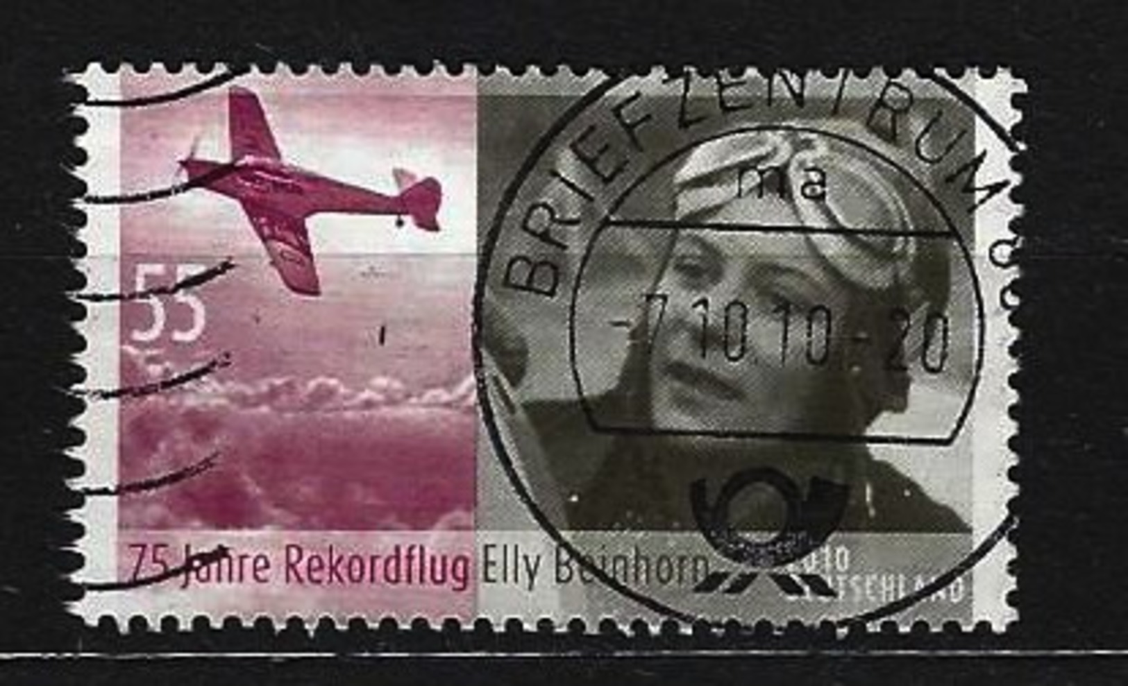 BUND Mi-Nr. 2814 - 75. Jahrestag Des Rekordfluges Von Elly Beinhorn Gestempelt (5) - Used Stamps