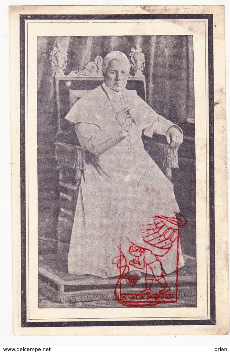 Photo Paus Pope Pape Pius X Giuseppe Melchiorre Sarto ° Riese 1835 † Roma 1914 ITALIA - Devotion Images