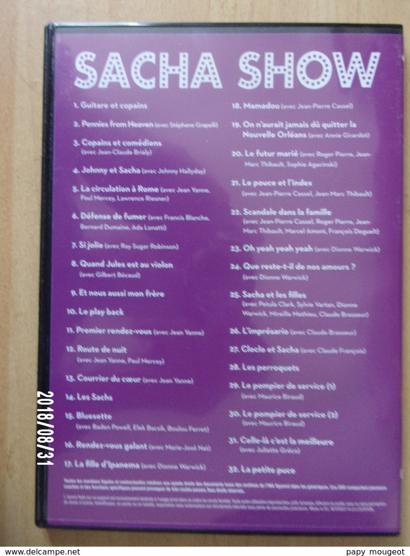 Sacha Show DVD 1 - Music On DVD